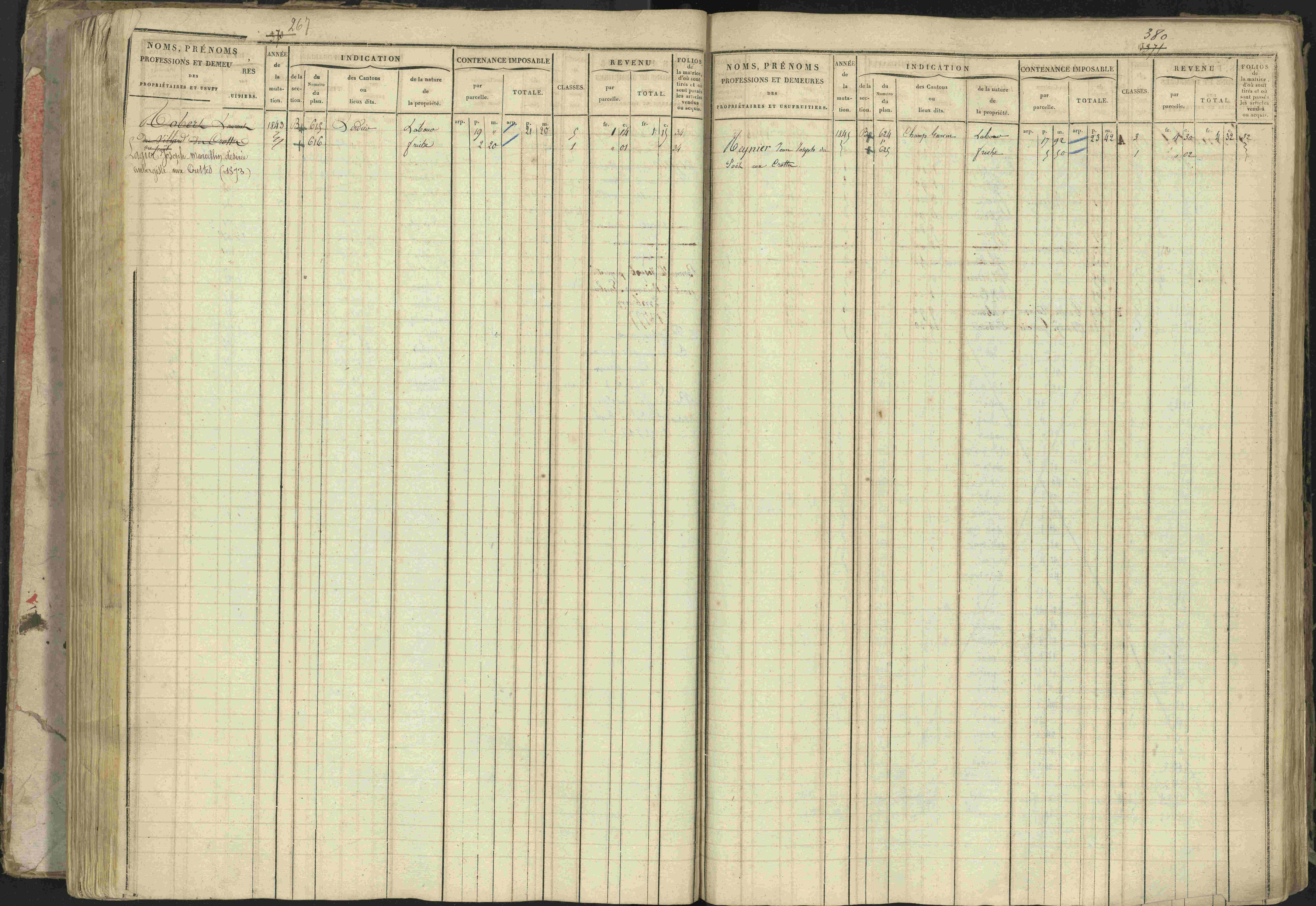 Baratier - 3 P 202/1 - 3 P 202/1 - Matrice, folios 1-440.