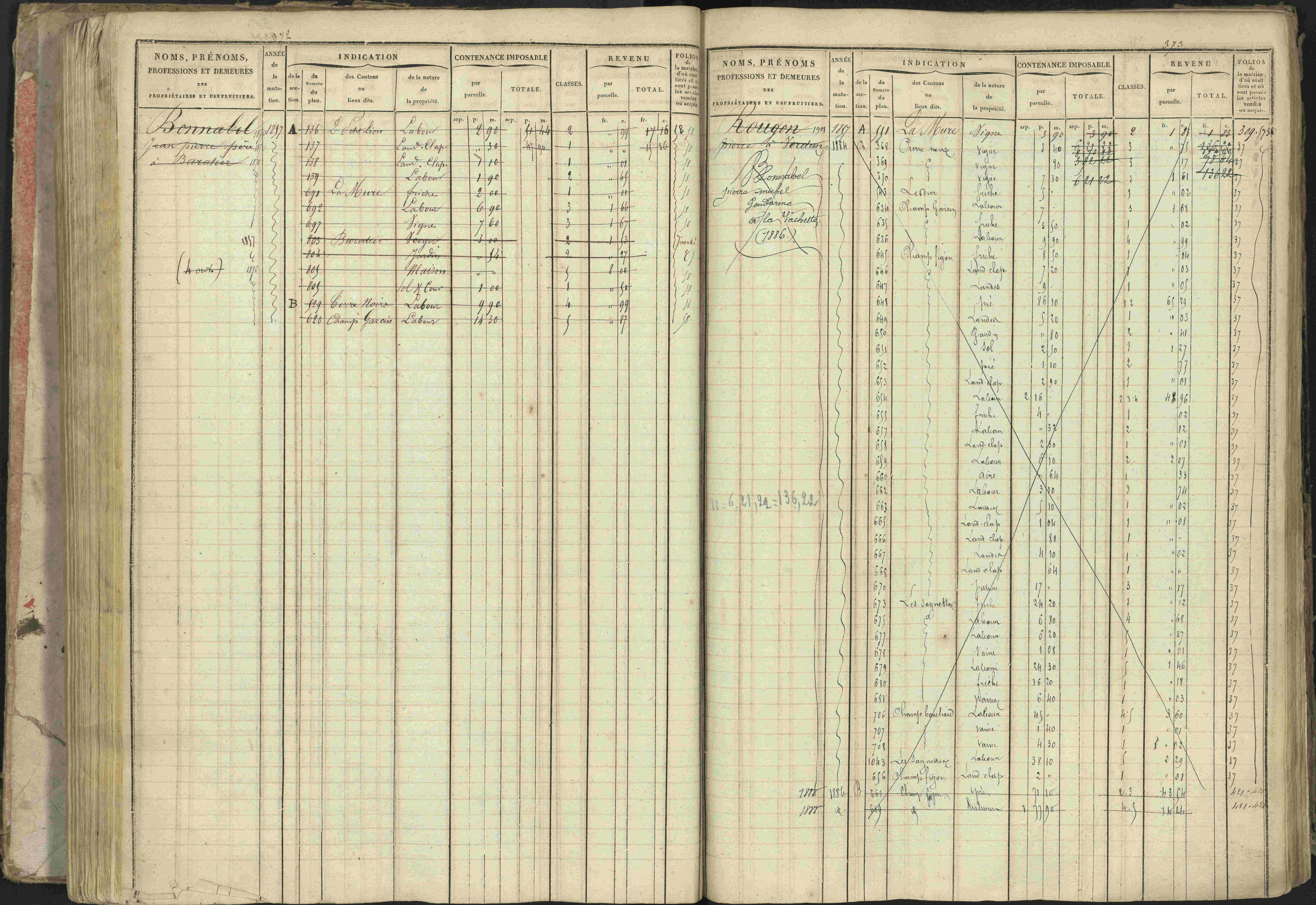 Baratier - 3 P 202/1 - 3 P 202/1 - Matrice, folios 1-440.