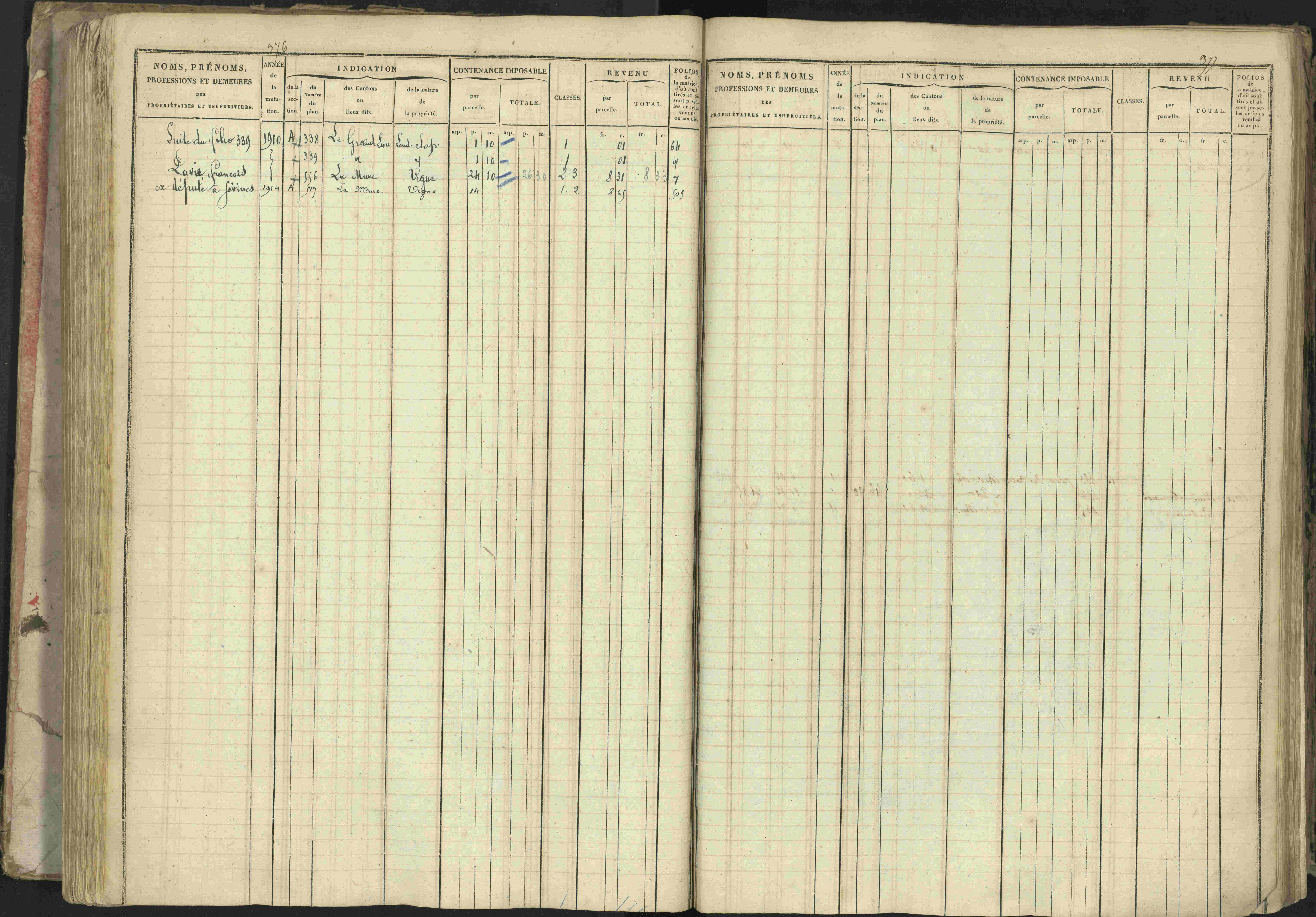 Baratier - 3 P 202/1 - 3 P 202/1 - Matrice, folios 1-440.