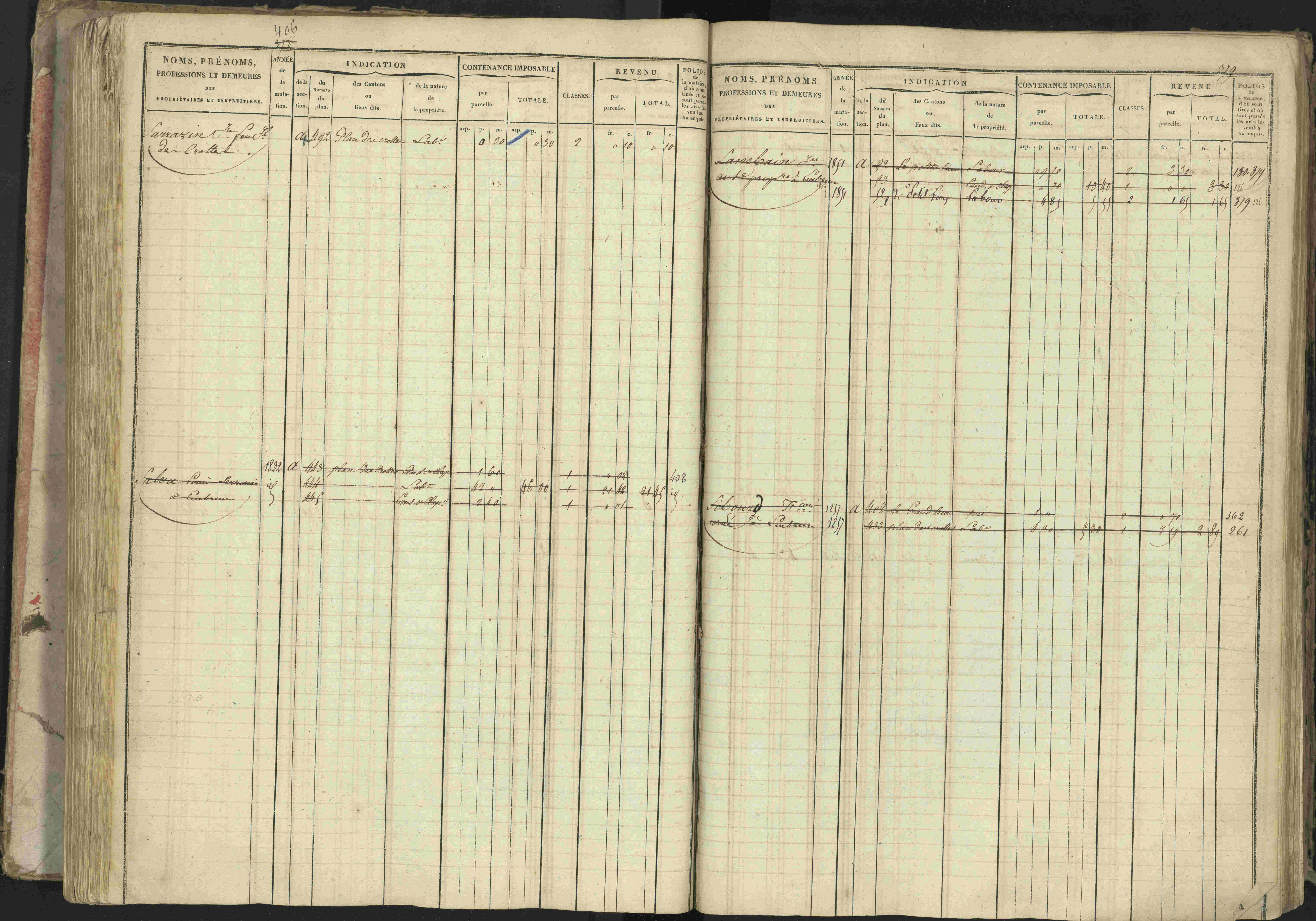 Baratier - 3 P 202/1 - 3 P 202/1 - Matrice, folios 1-440.