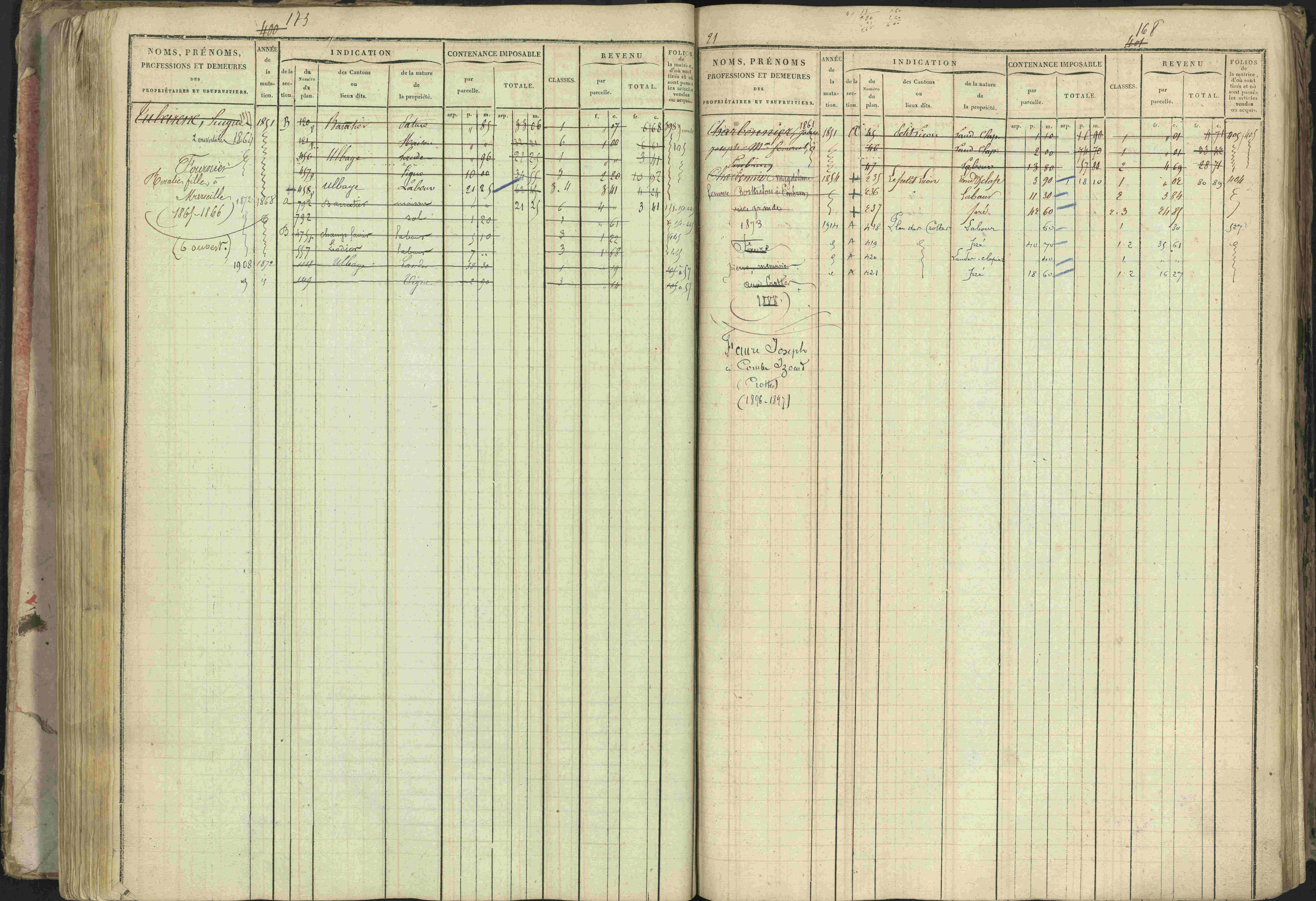 Baratier - 3 P 202/1 - 3 P 202/1 - Matrice, folios 1-440.