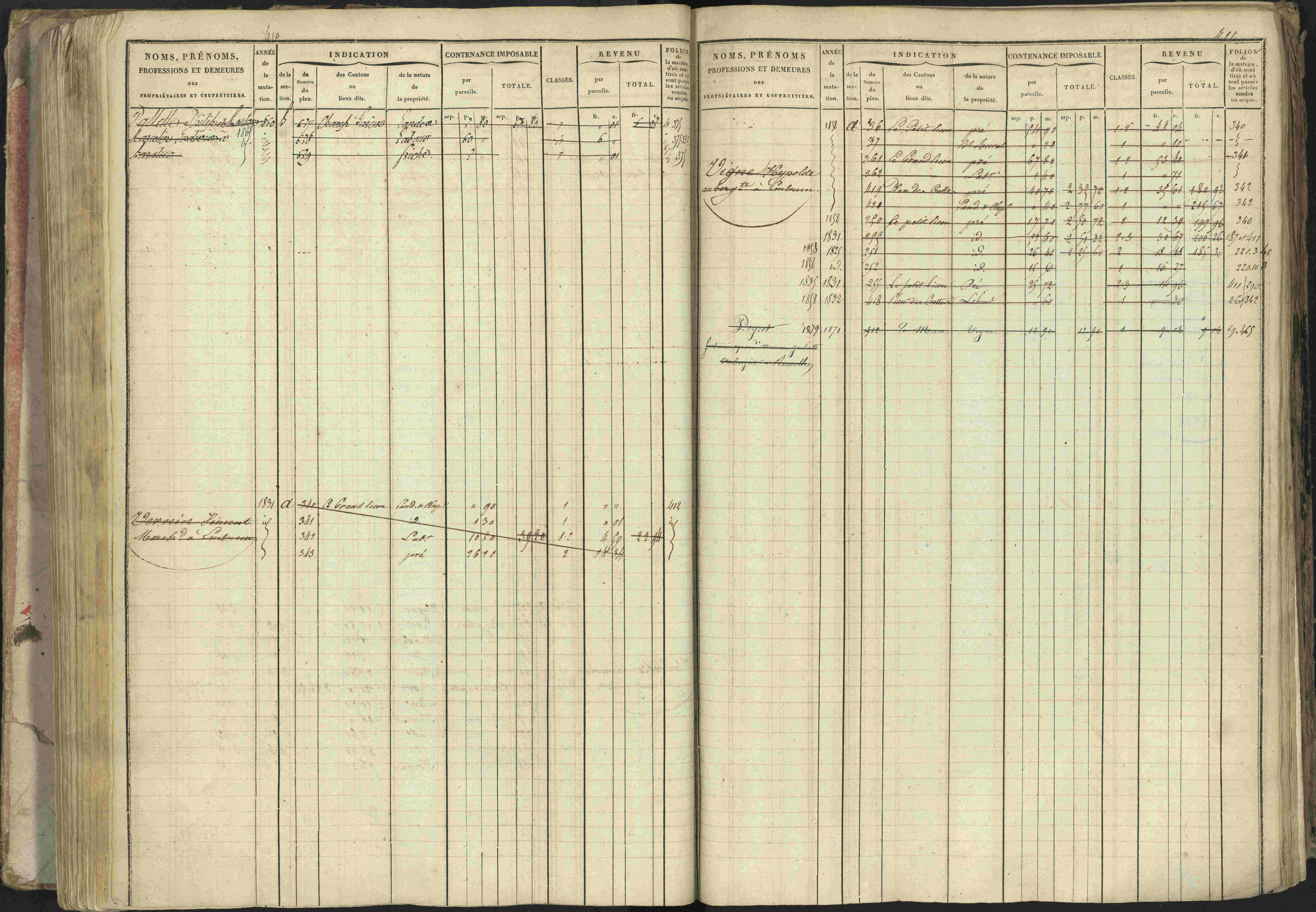 Baratier - 3 P 202/1 - 3 P 202/1 - Matrice, folios 1-440.