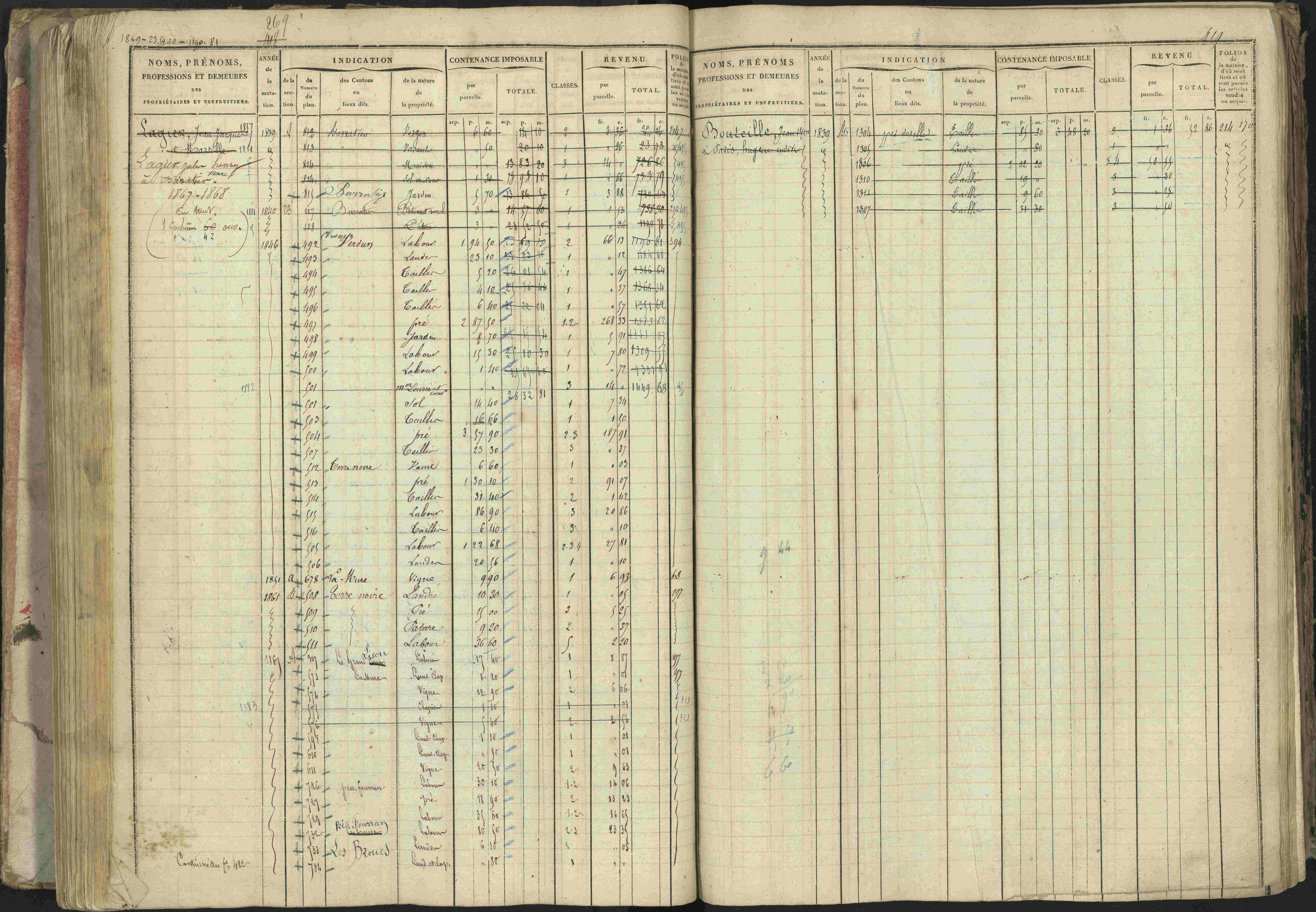 Baratier - 3 P 202/1 - 3 P 202/1 - Matrice, folios 1-440.