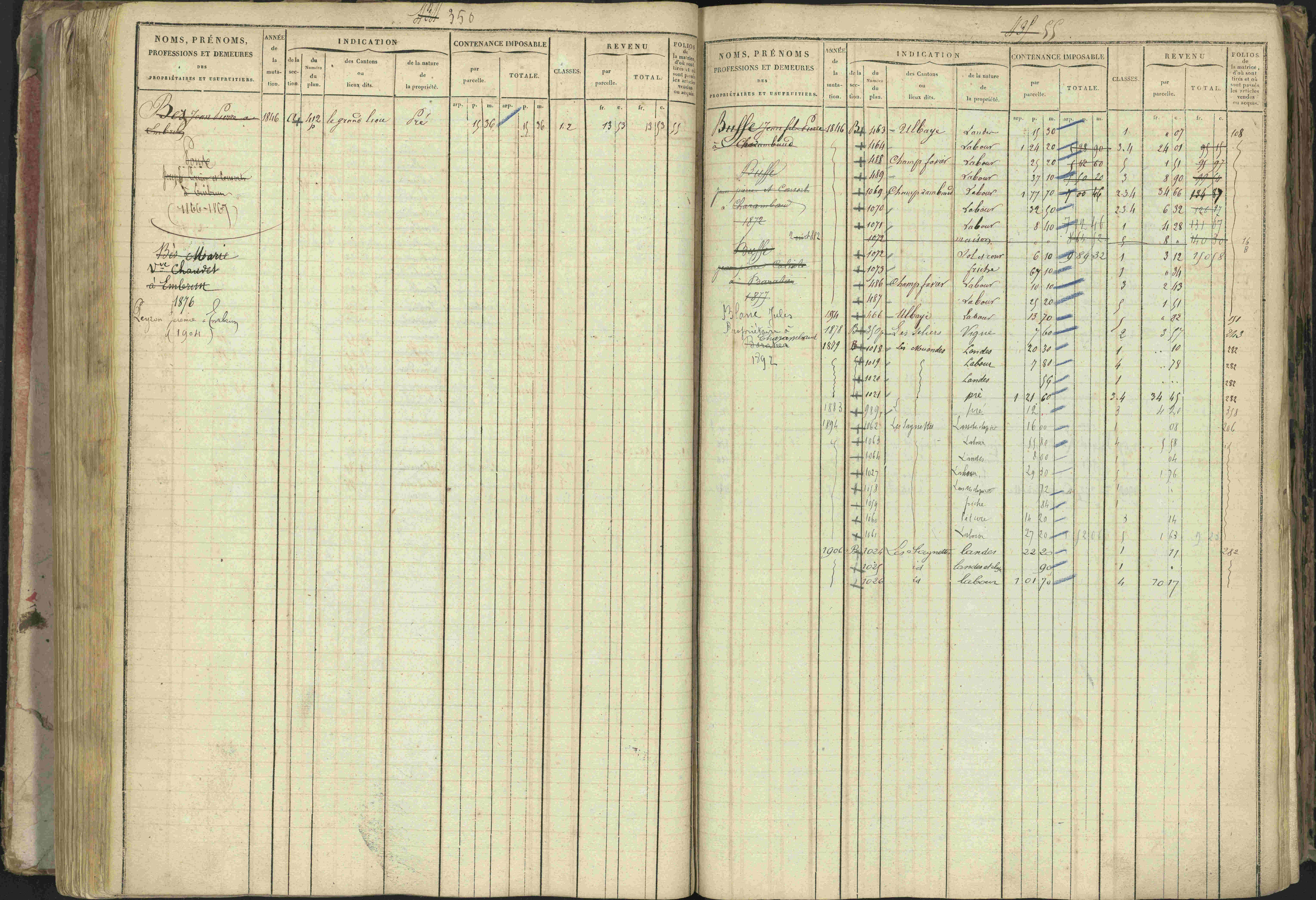 Baratier - 3 P 202/1 - 3 P 202/1 - Matrice, folios 1-440.