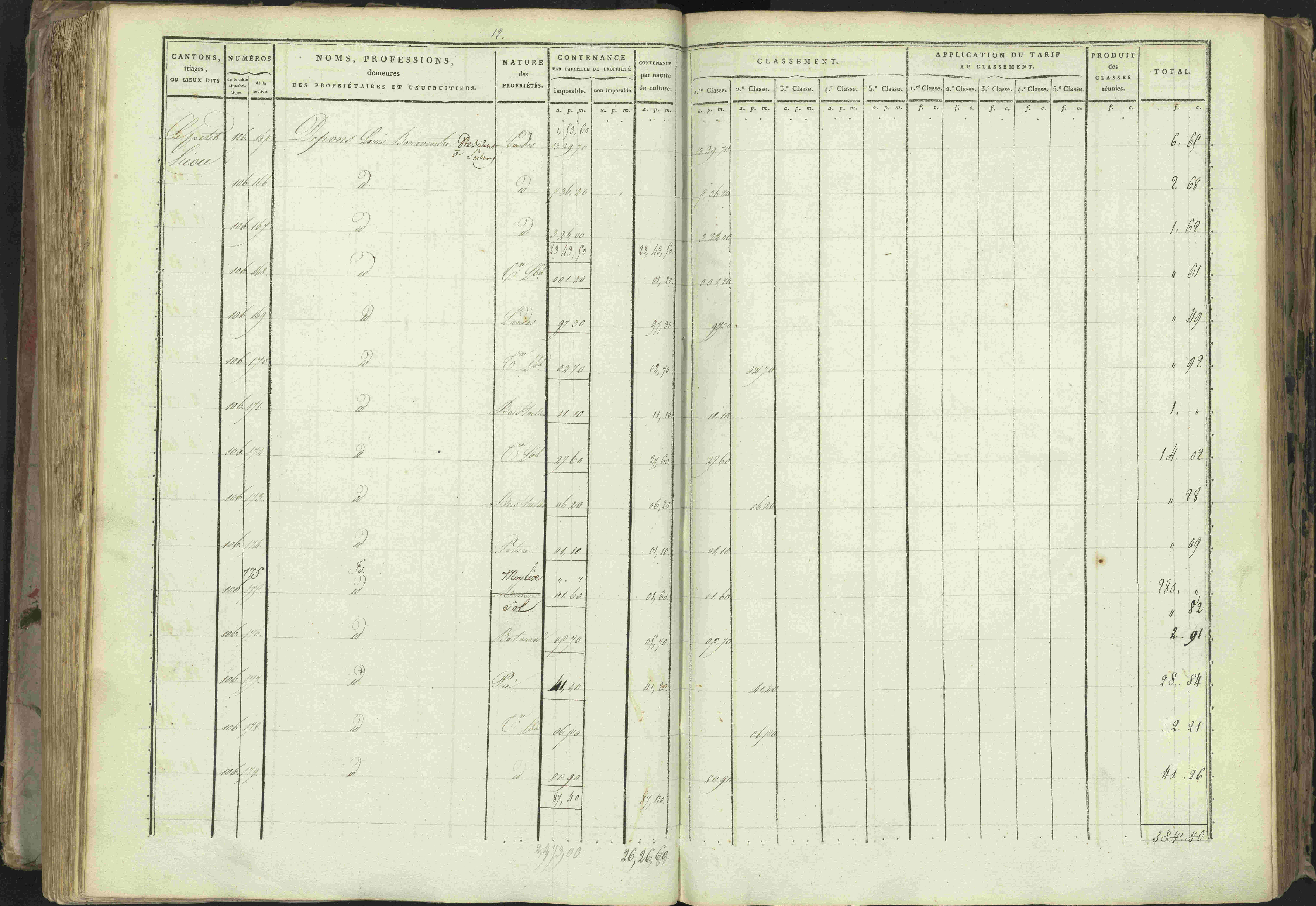 Baratier - 3 P 202/1 - 3 P 202/1 - Matrice, folios 1-440.