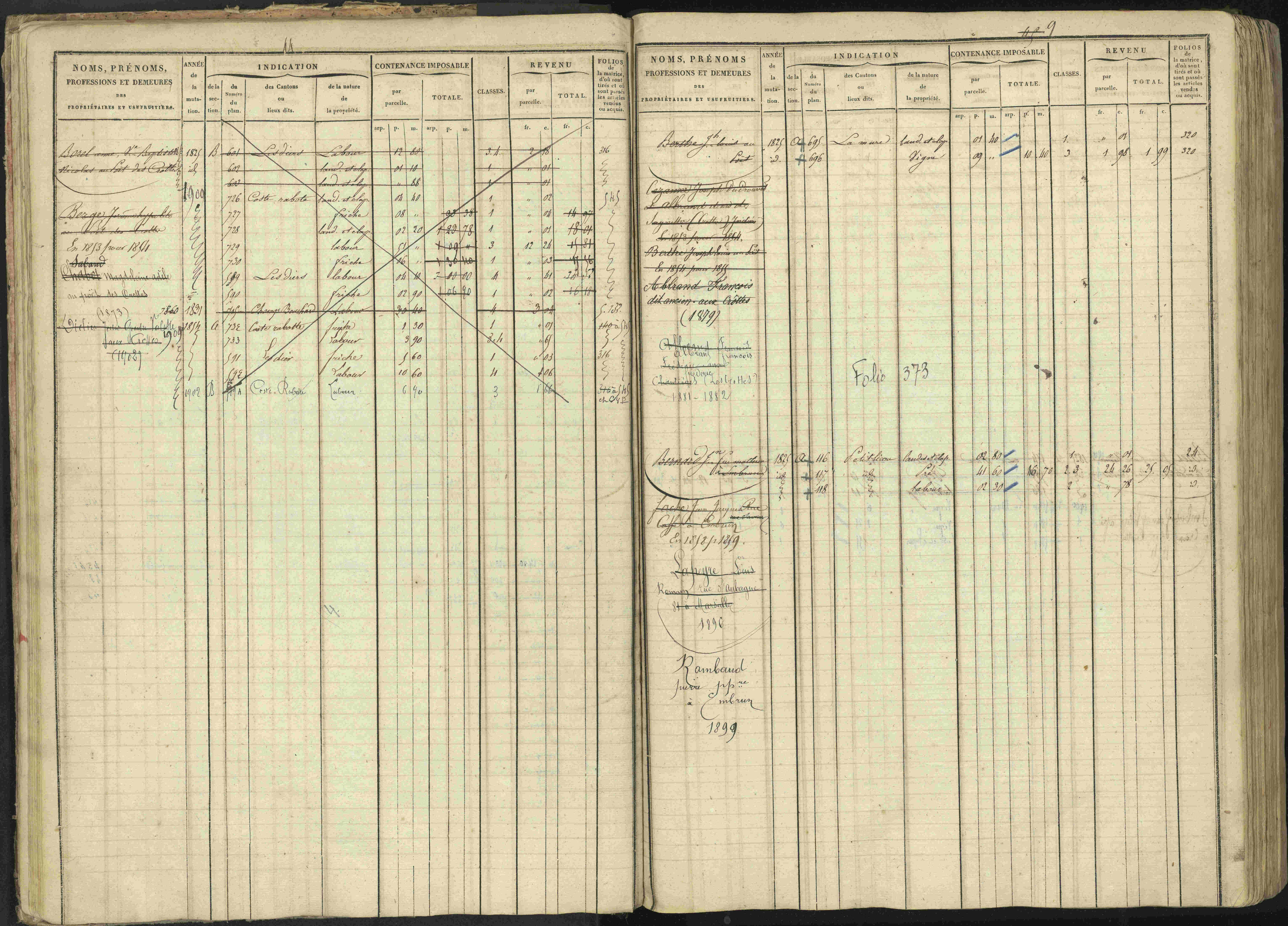 Baratier - 3 P 202/1 - 3 P 202/1 - Matrice, folios 1-440.