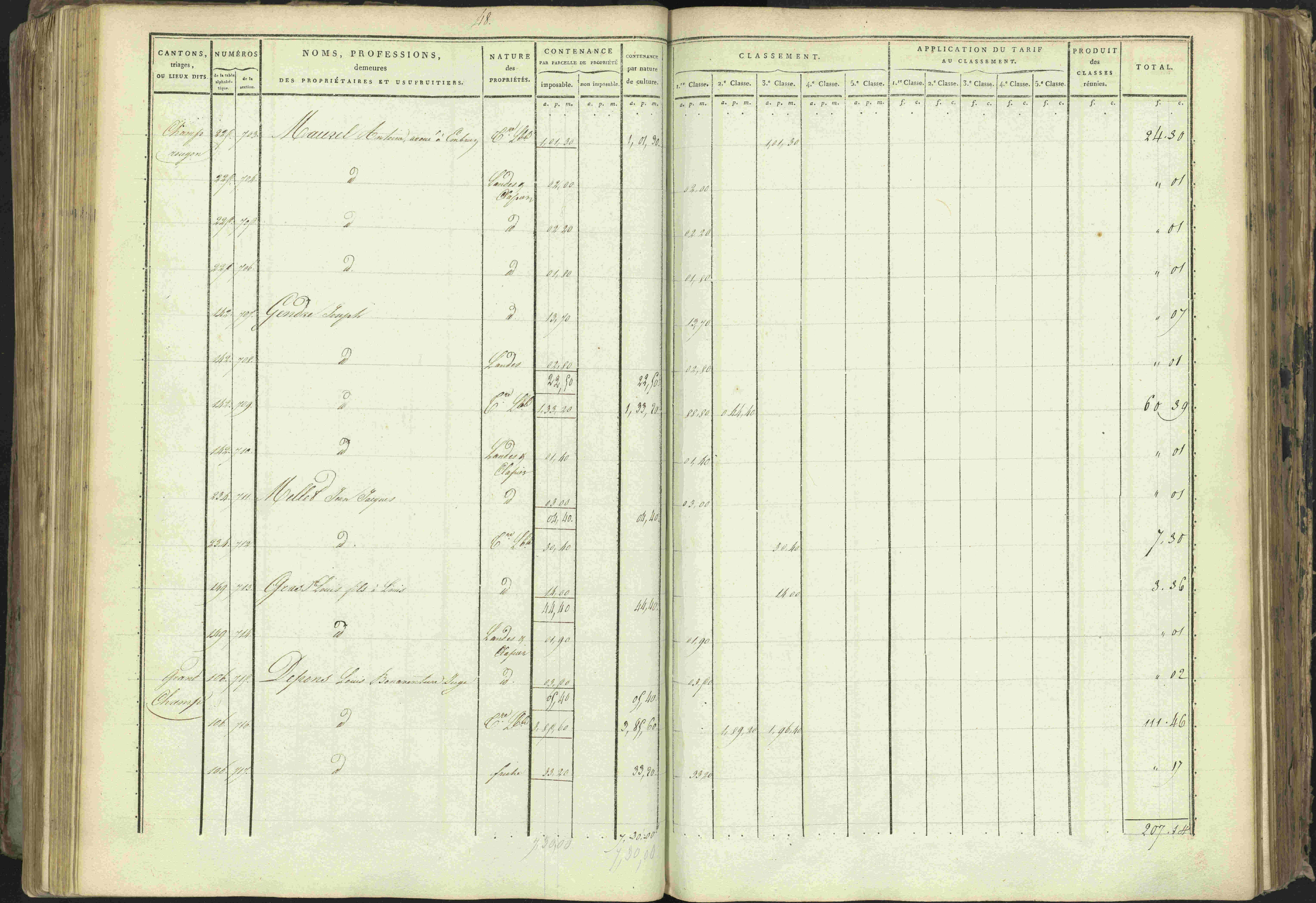 Baratier - 3 P 202/1 - 3 P 202/1 - Matrice, folios 1-440.