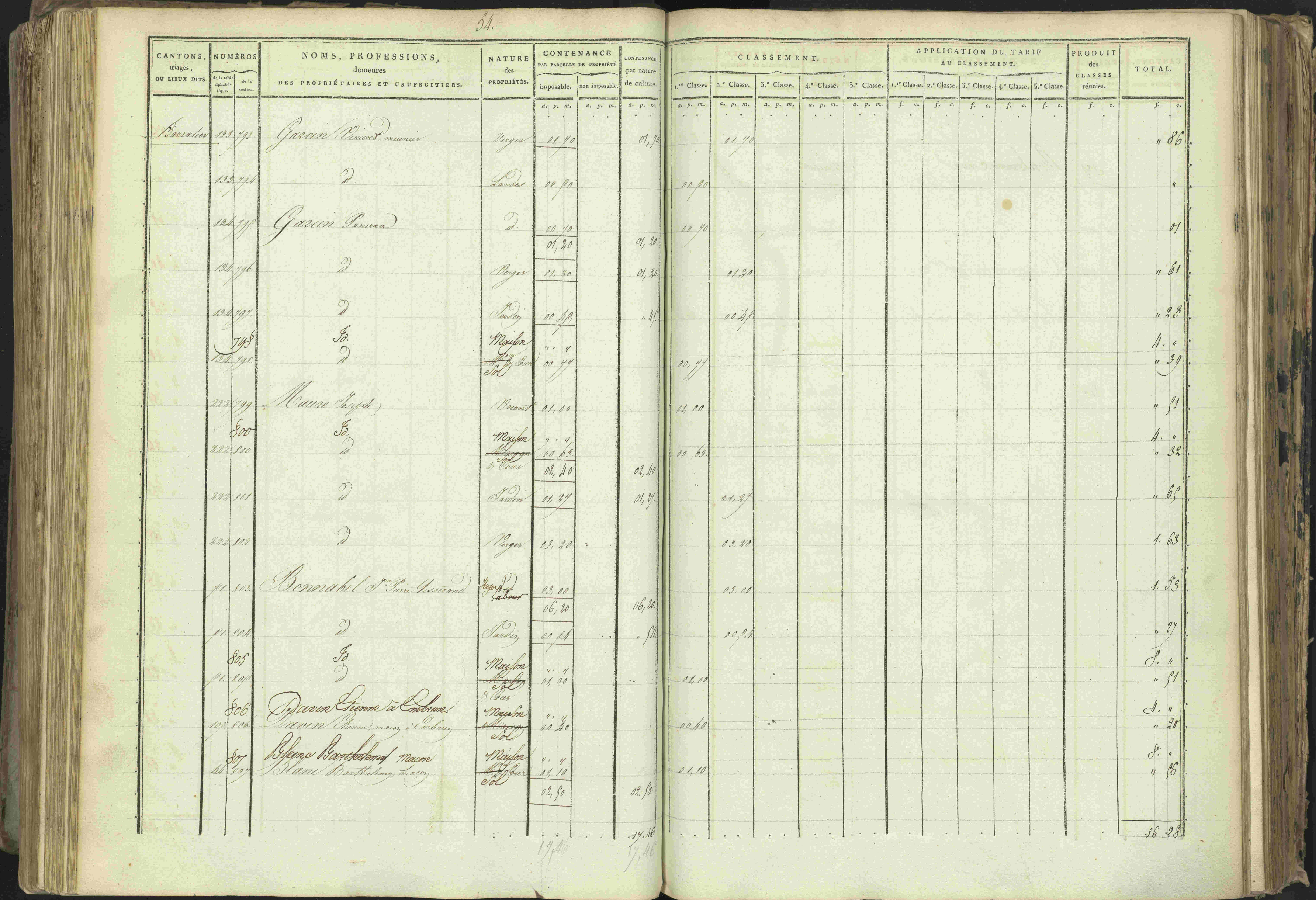 Baratier - 3 P 202/1 - 3 P 202/1 - Matrice, folios 1-440.