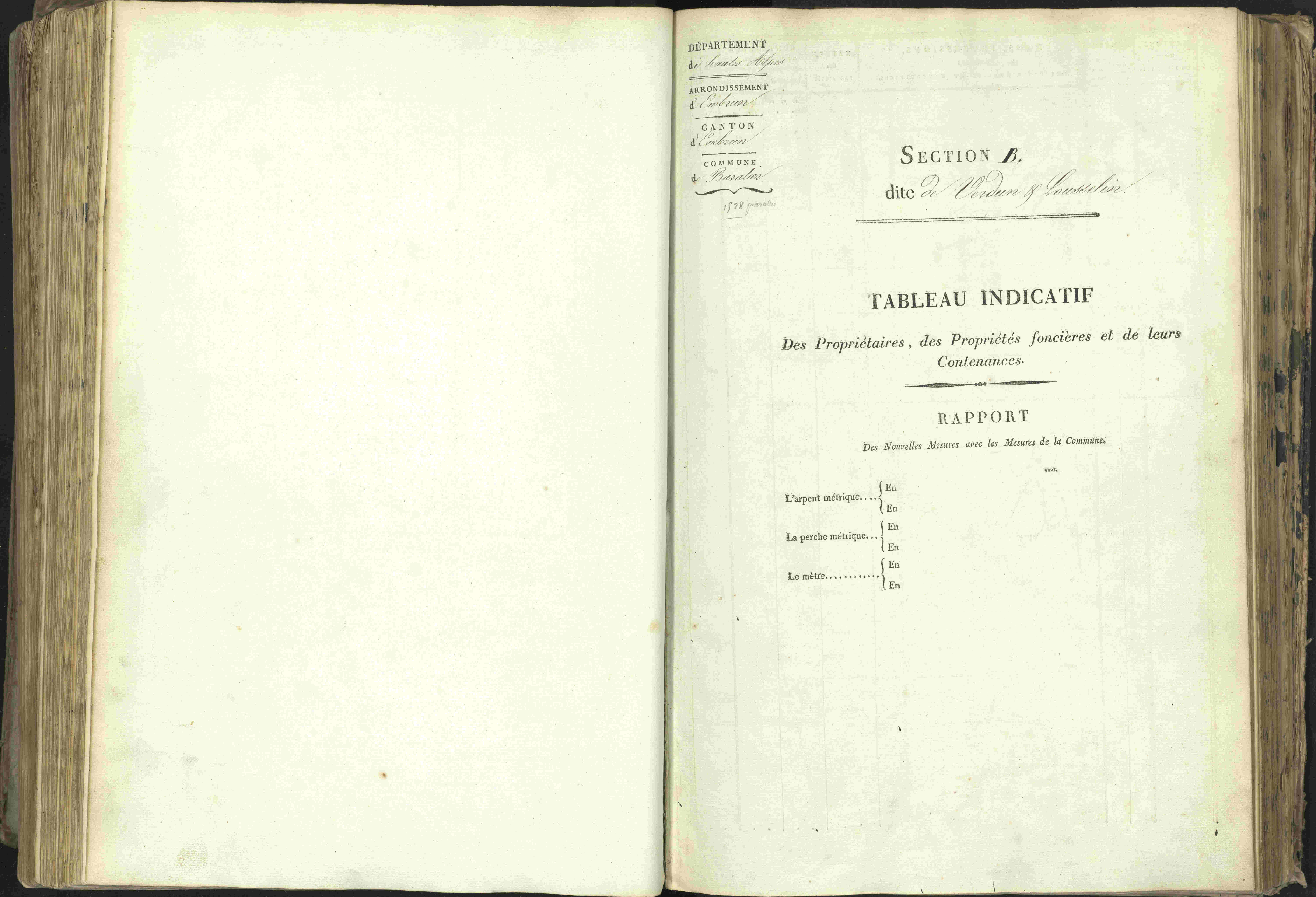 Baratier - 3 P 202/1 - 3 P 202/1 - Matrice, folios 1-440.