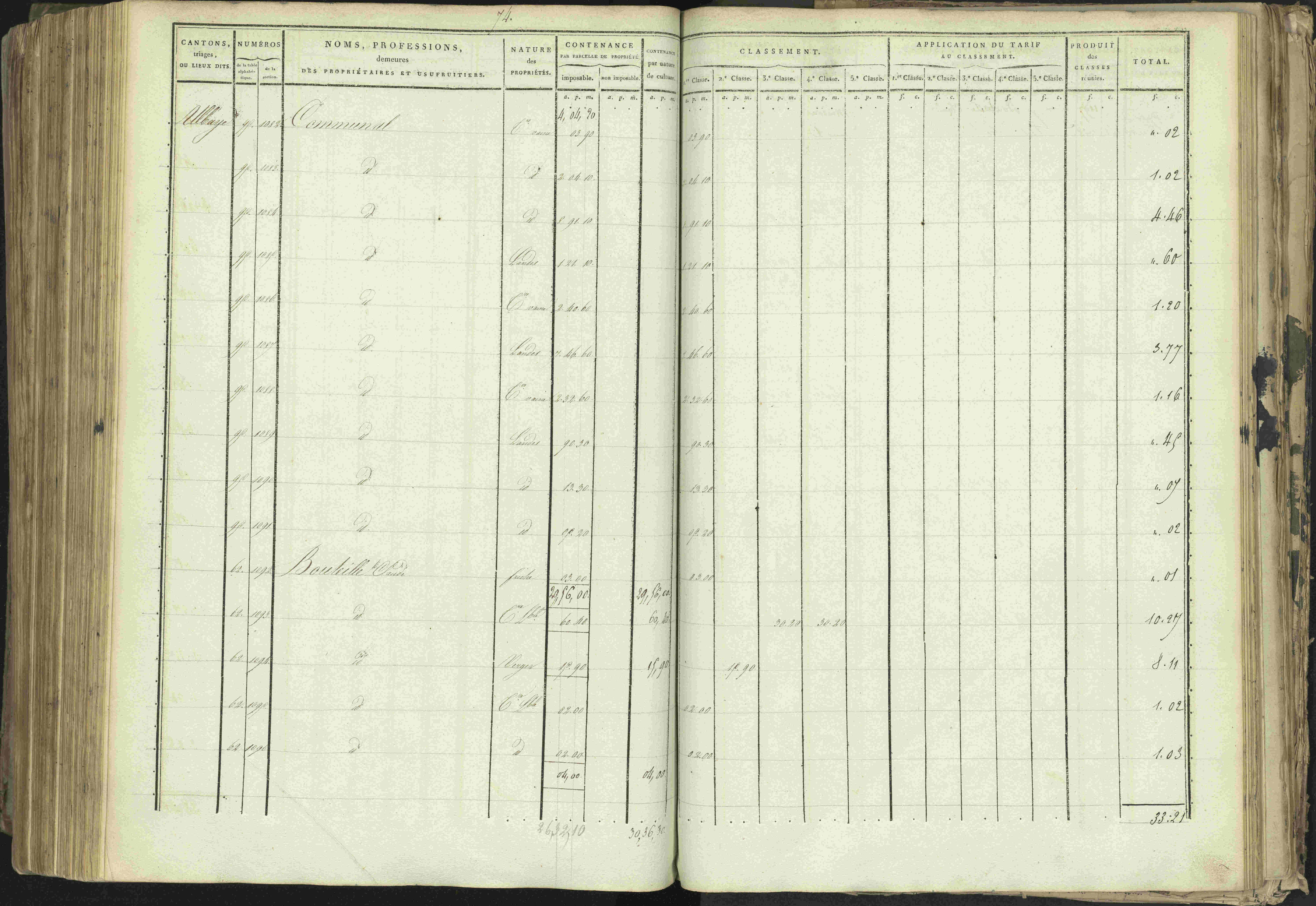 Baratier - 3 P 202/1 - 3 P 202/1 - Matrice, folios 1-440.
