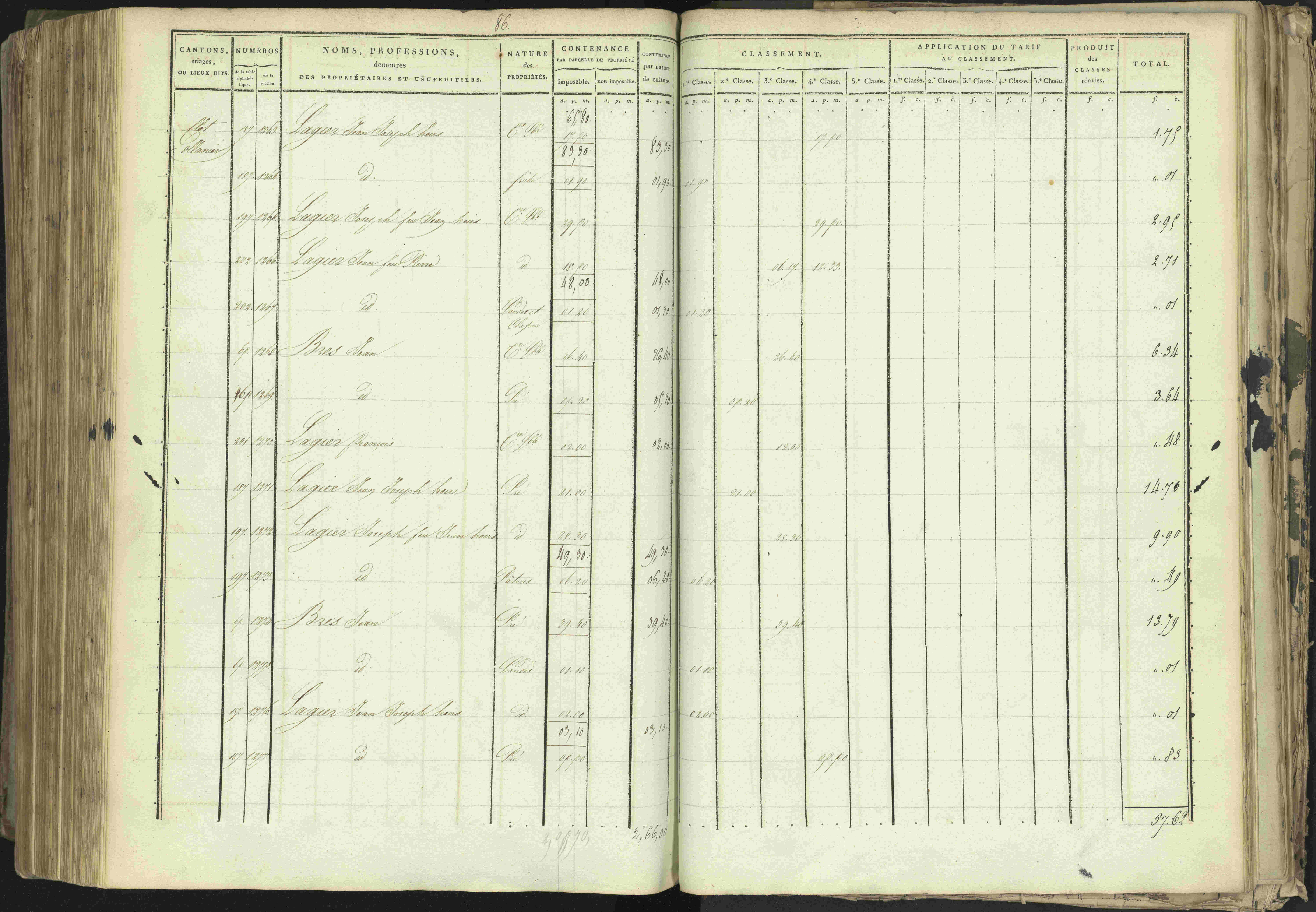 Baratier - 3 P 202/1 - 3 P 202/1 - Matrice, folios 1-440.
