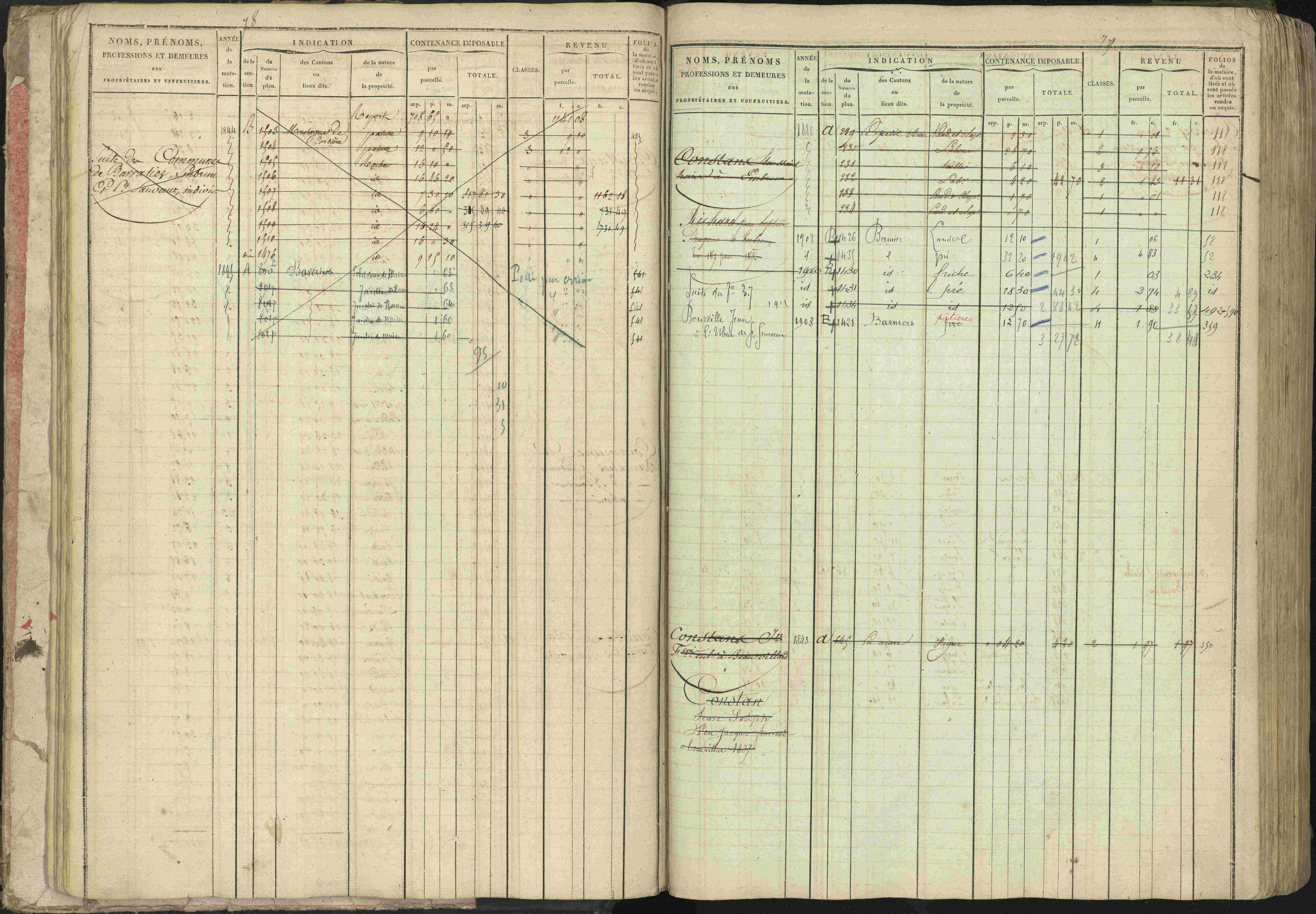 Baratier - 3 P 202/1 - 3 P 202/1 - Matrice, folios 1-440.