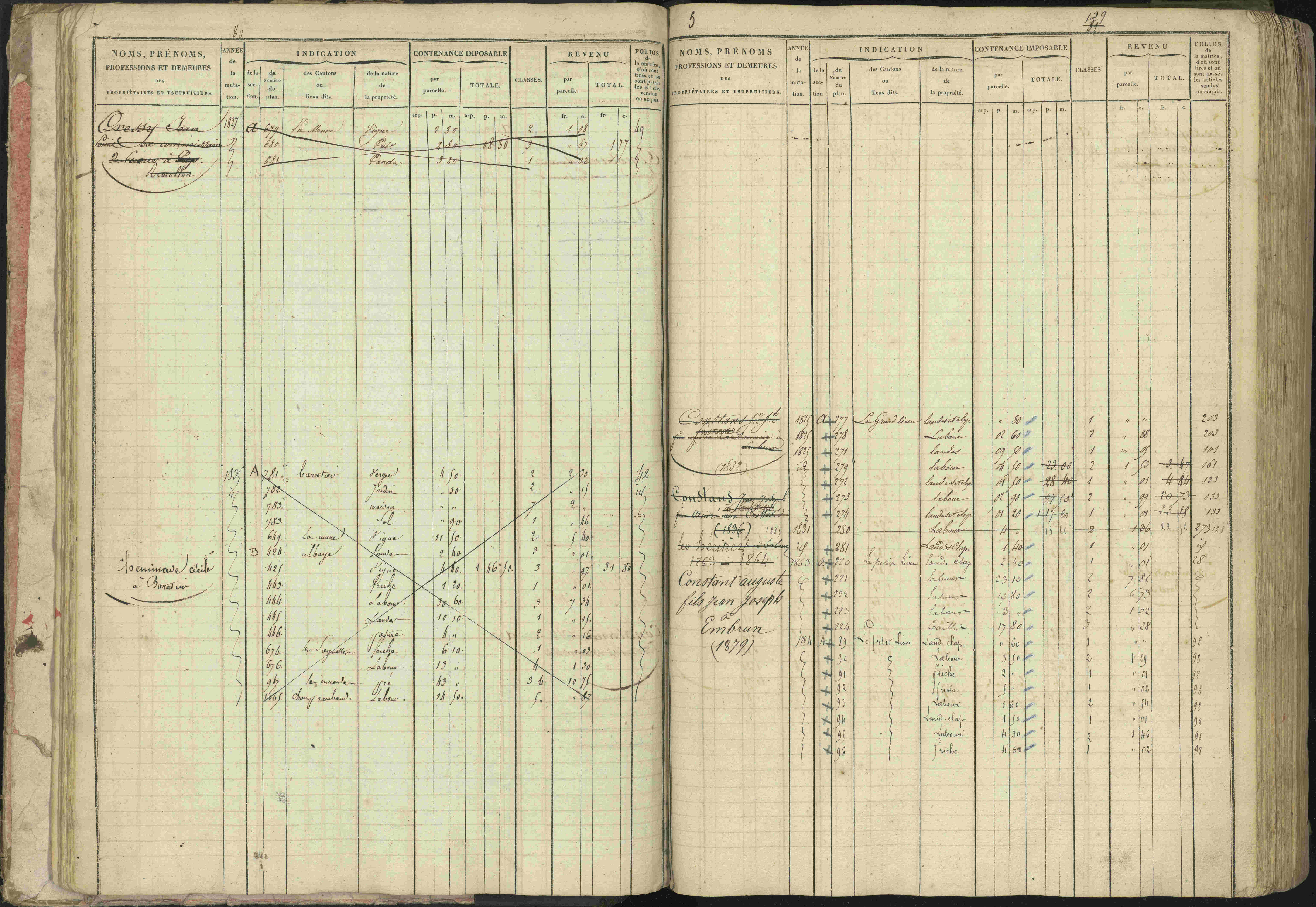 Baratier - 3 P 202/1 - 3 P 202/1 - Matrice, folios 1-440.