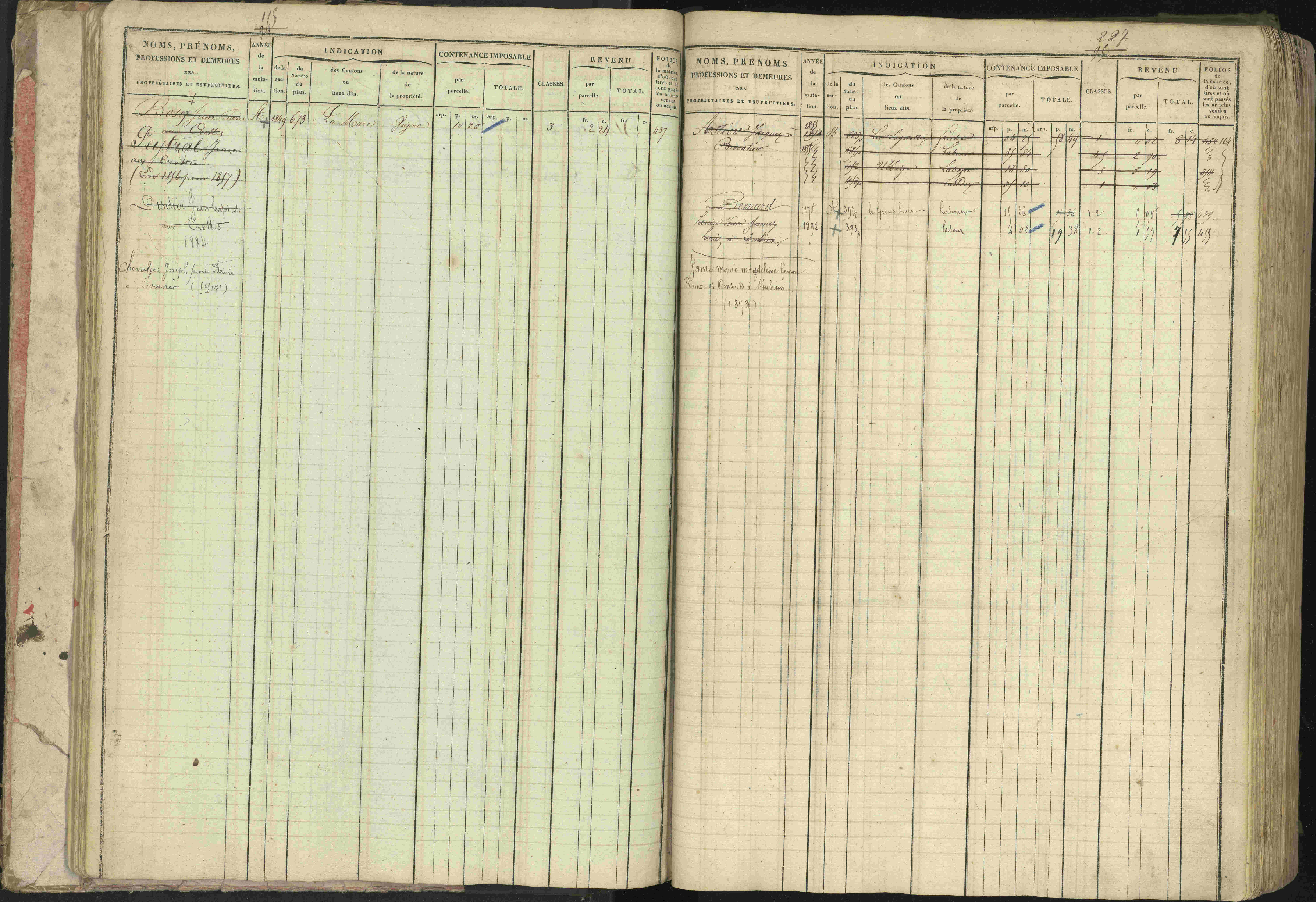 Baratier - 3 P 202/1 - 3 P 202/1 - Matrice, folios 1-440.