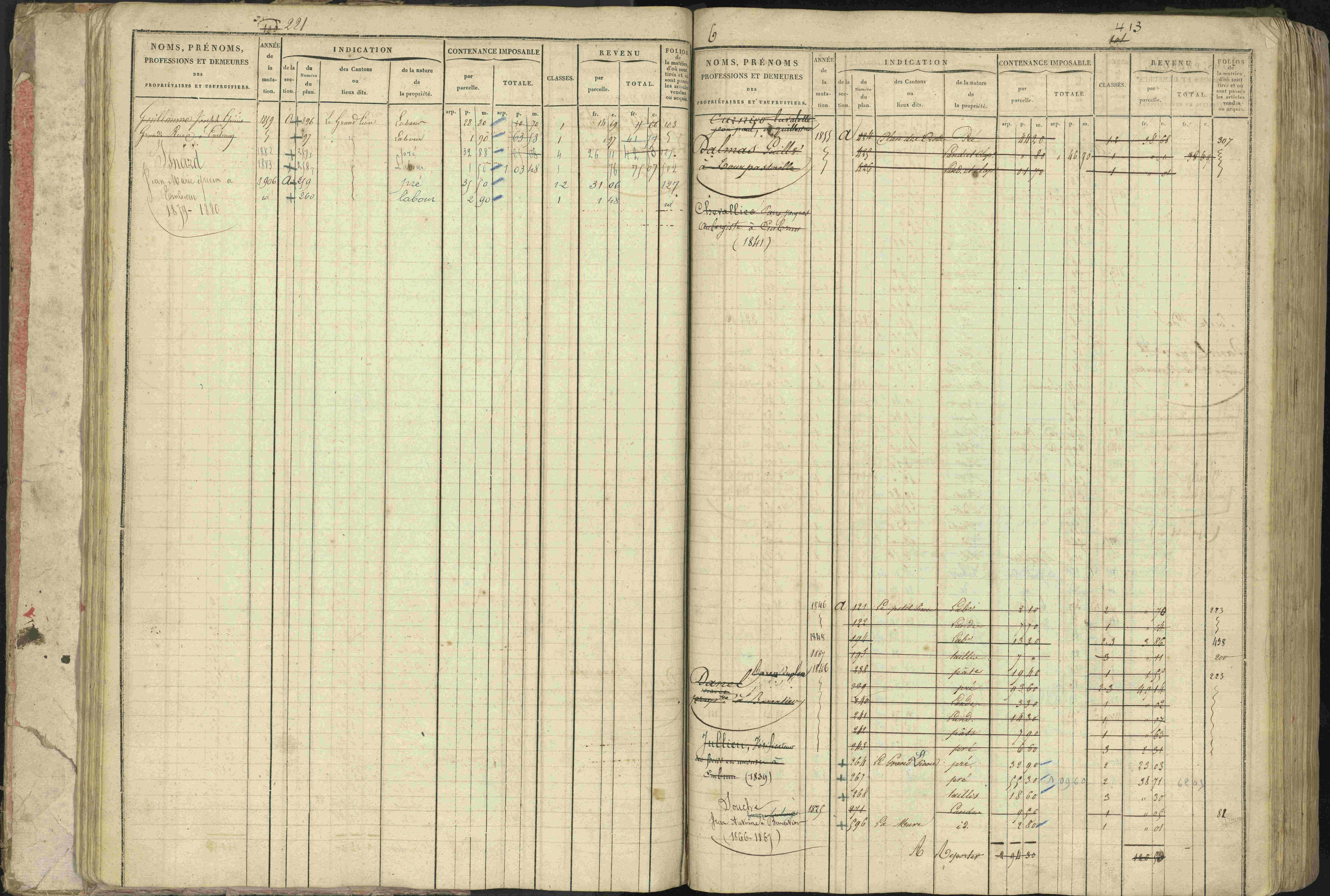 Baratier - 3 P 202/1 - 3 P 202/1 - Matrice, folios 1-440.