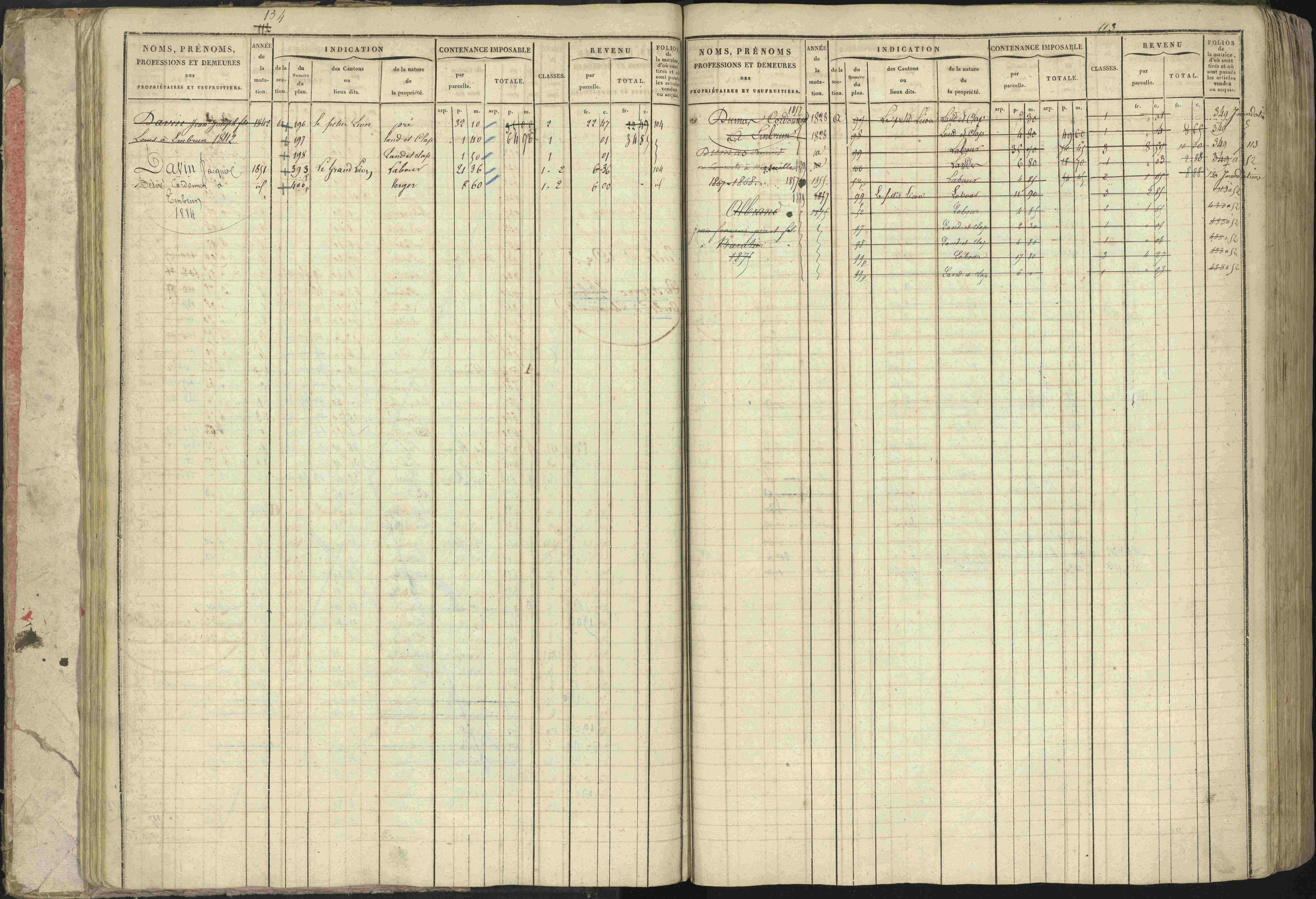 Baratier - 3 P 202/1 - 3 P 202/1 - Matrice, folios 1-440.