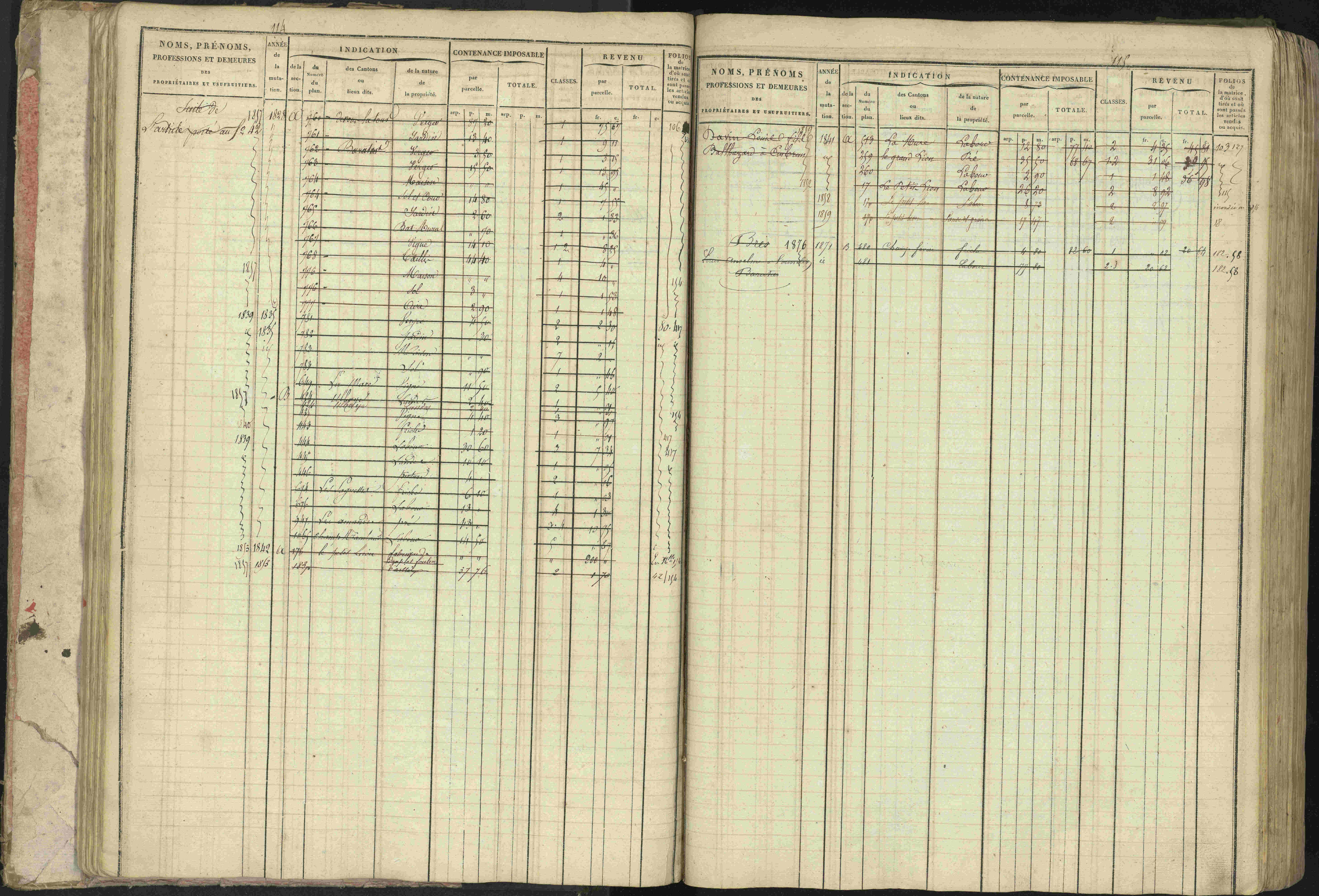 Baratier - 3 P 202/1 - 3 P 202/1 - Matrice, folios 1-440.