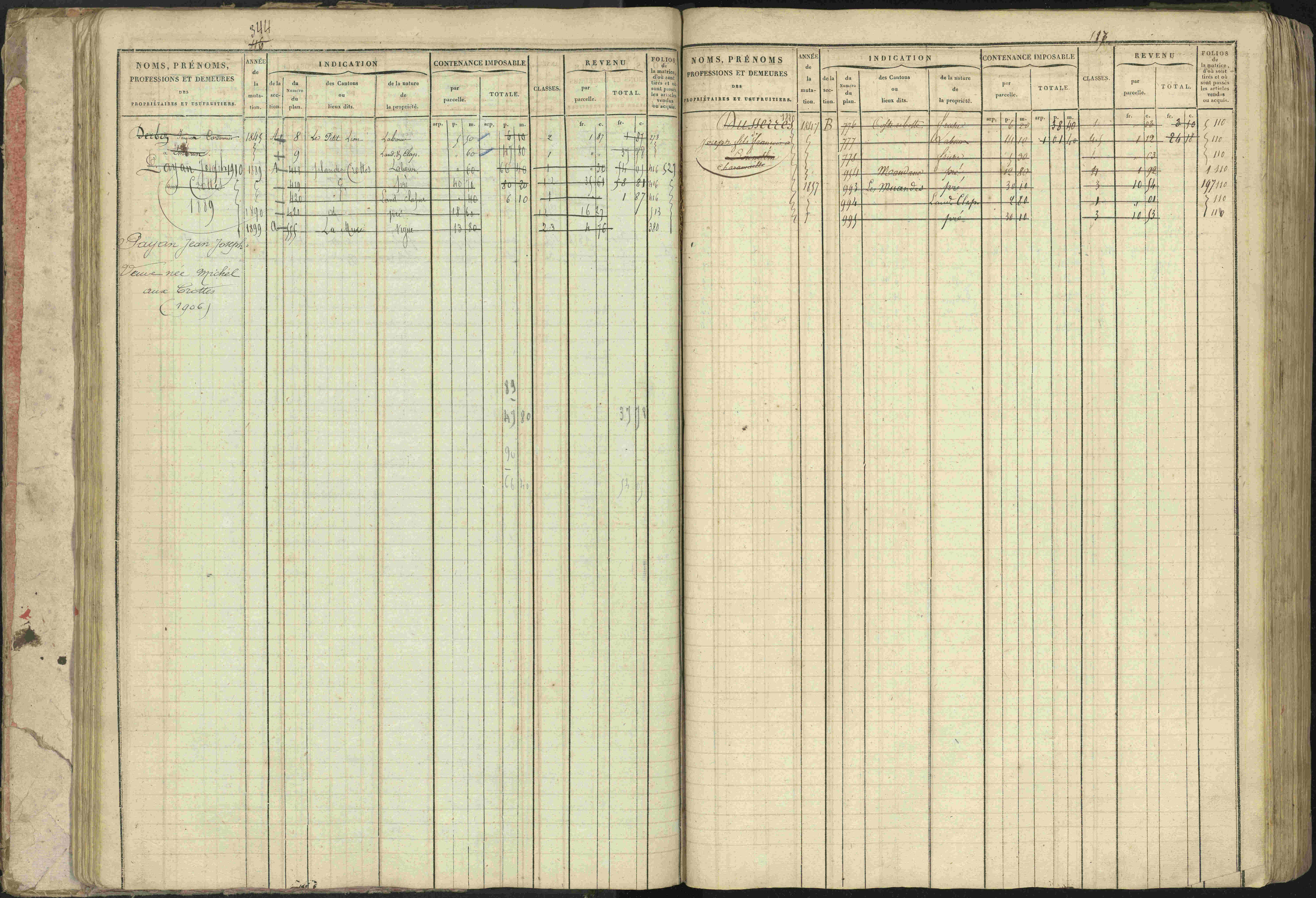Baratier - 3 P 202/1 - 3 P 202/1 - Matrice, folios 1-440.