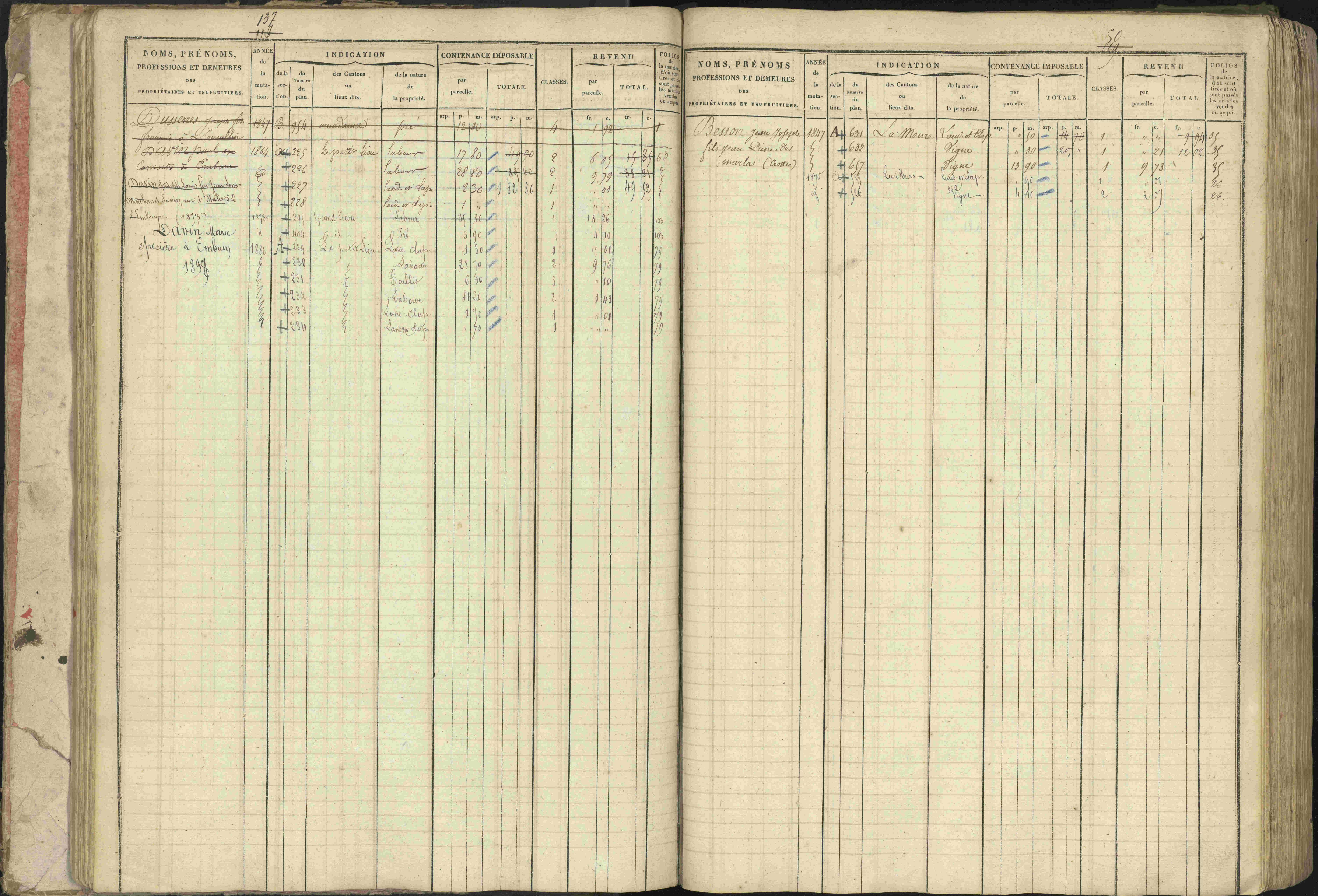 Baratier - 3 P 202/1 - 3 P 202/1 - Matrice, folios 1-440.