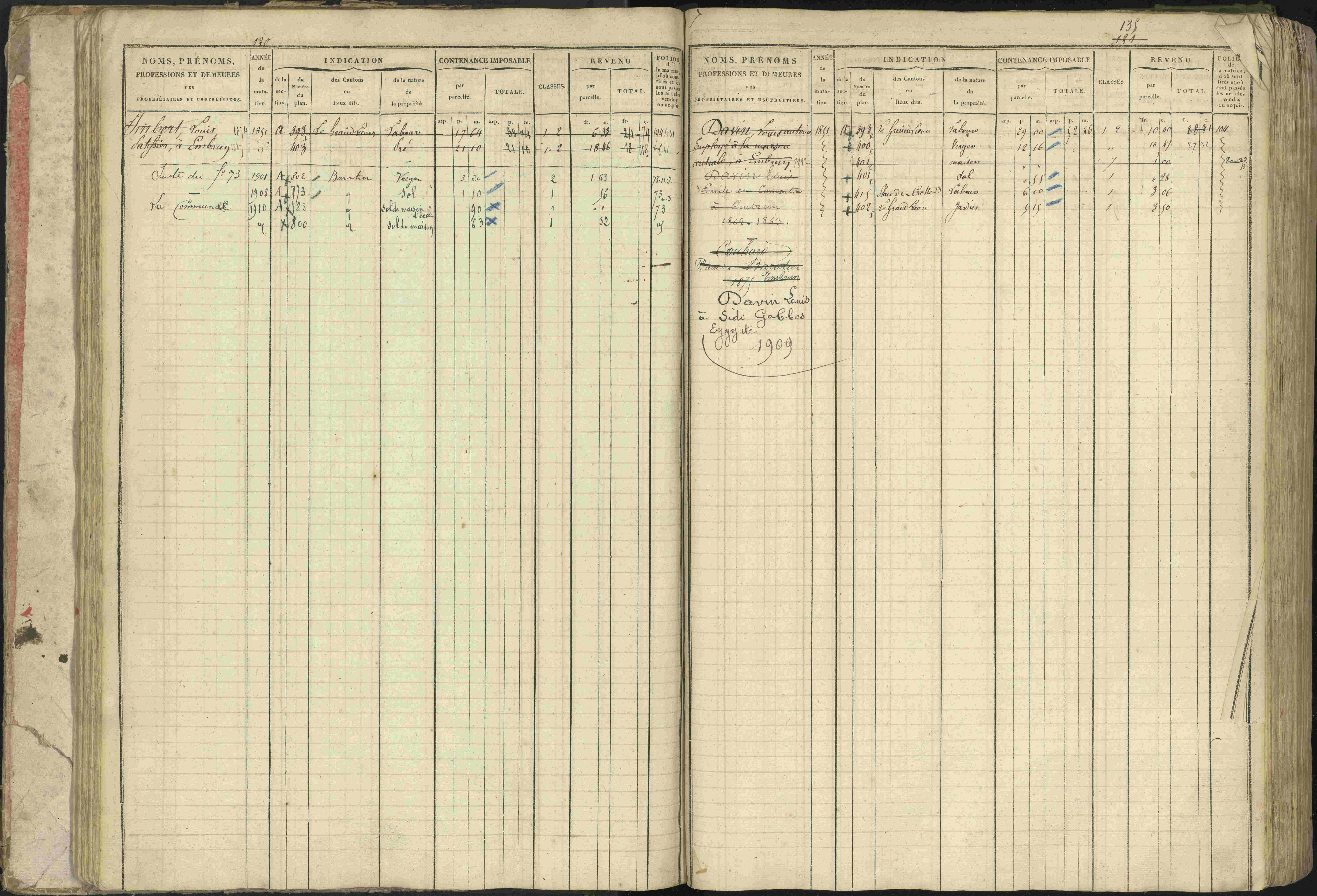Baratier - 3 P 202/1 - 3 P 202/1 - Matrice, folios 1-440.