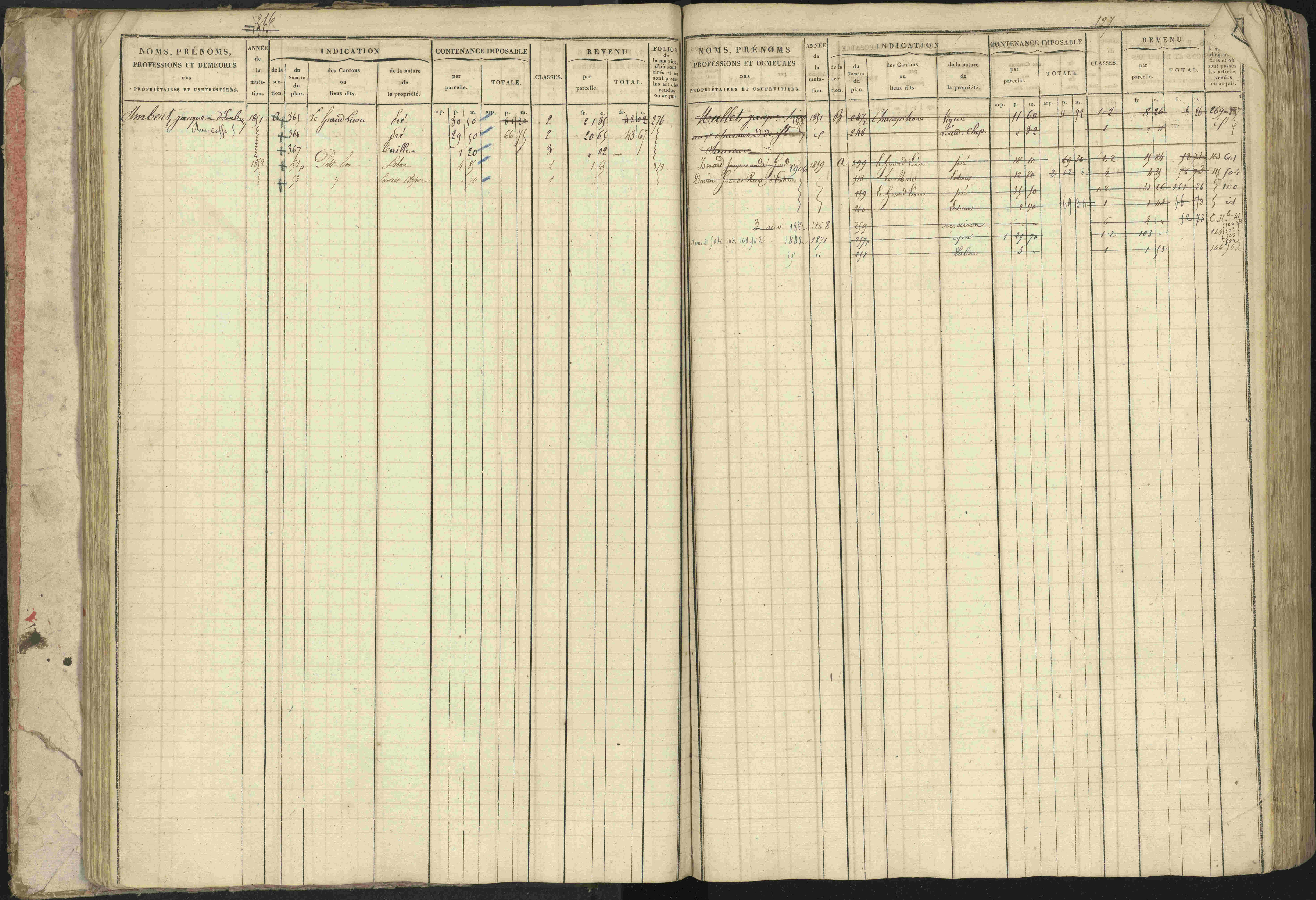 Baratier - 3 P 202/1 - 3 P 202/1 - Matrice, folios 1-440.