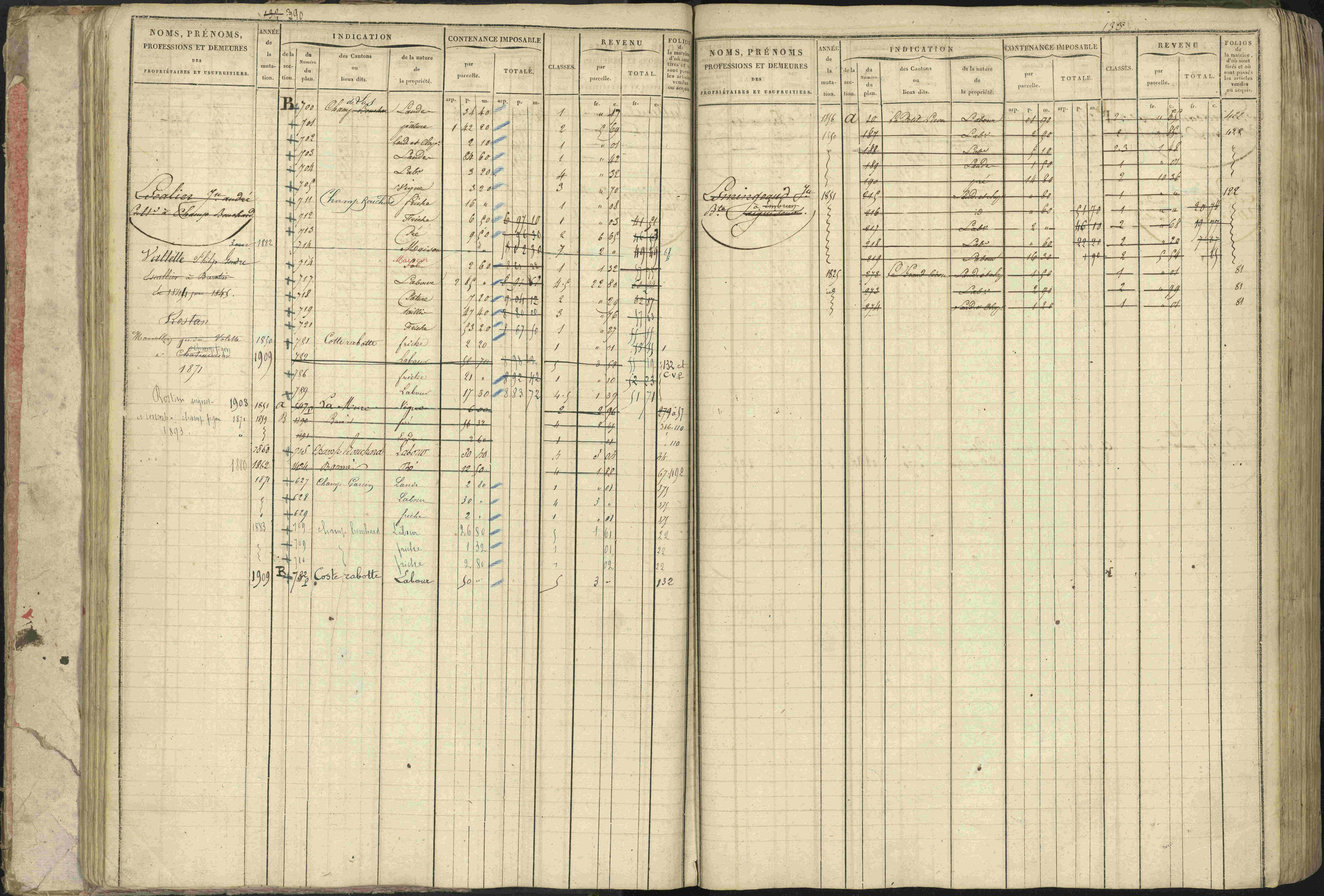 Baratier - 3 P 202/1 - 3 P 202/1 - Matrice, folios 1-440.