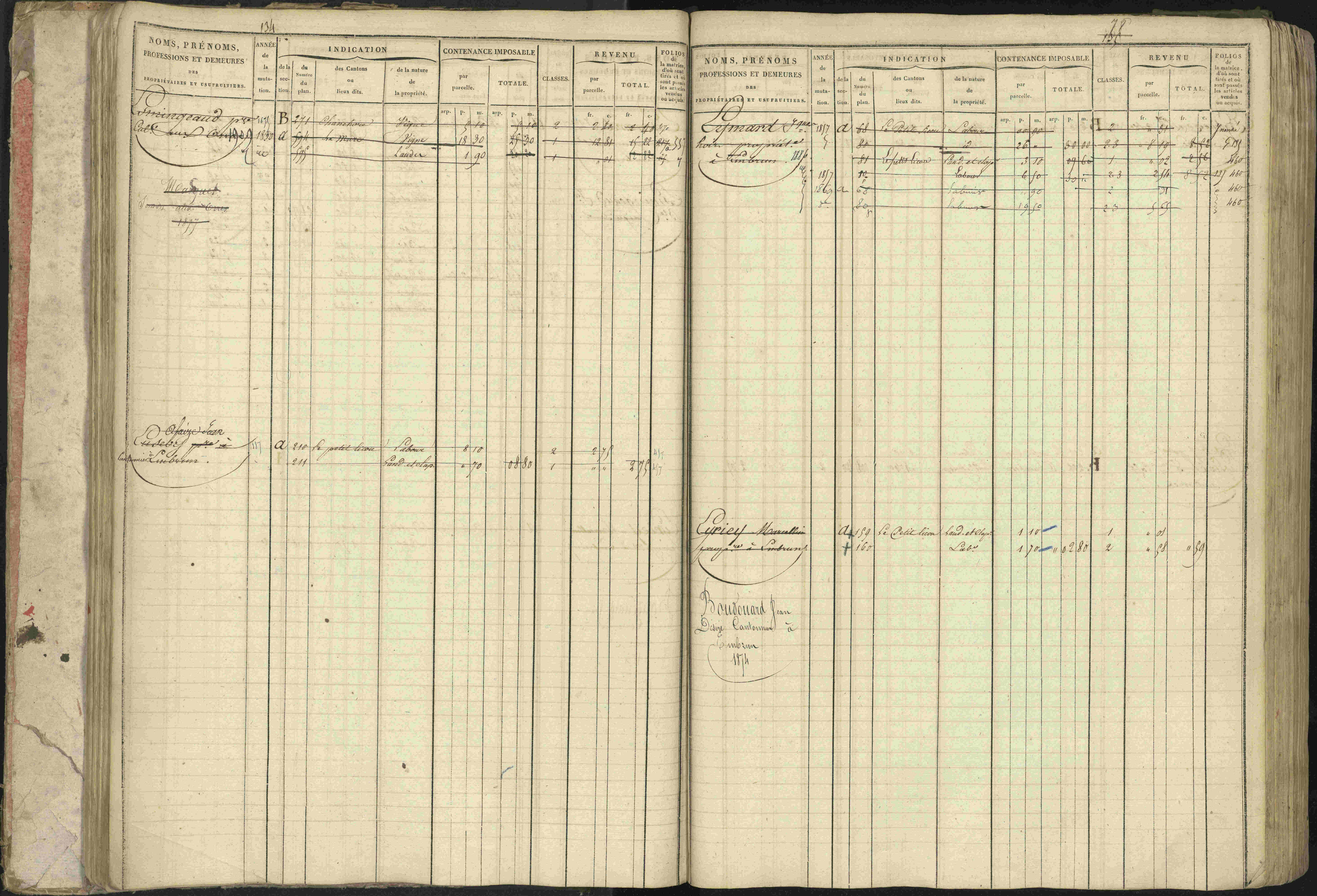 Baratier - 3 P 202/1 - 3 P 202/1 - Matrice, folios 1-440.