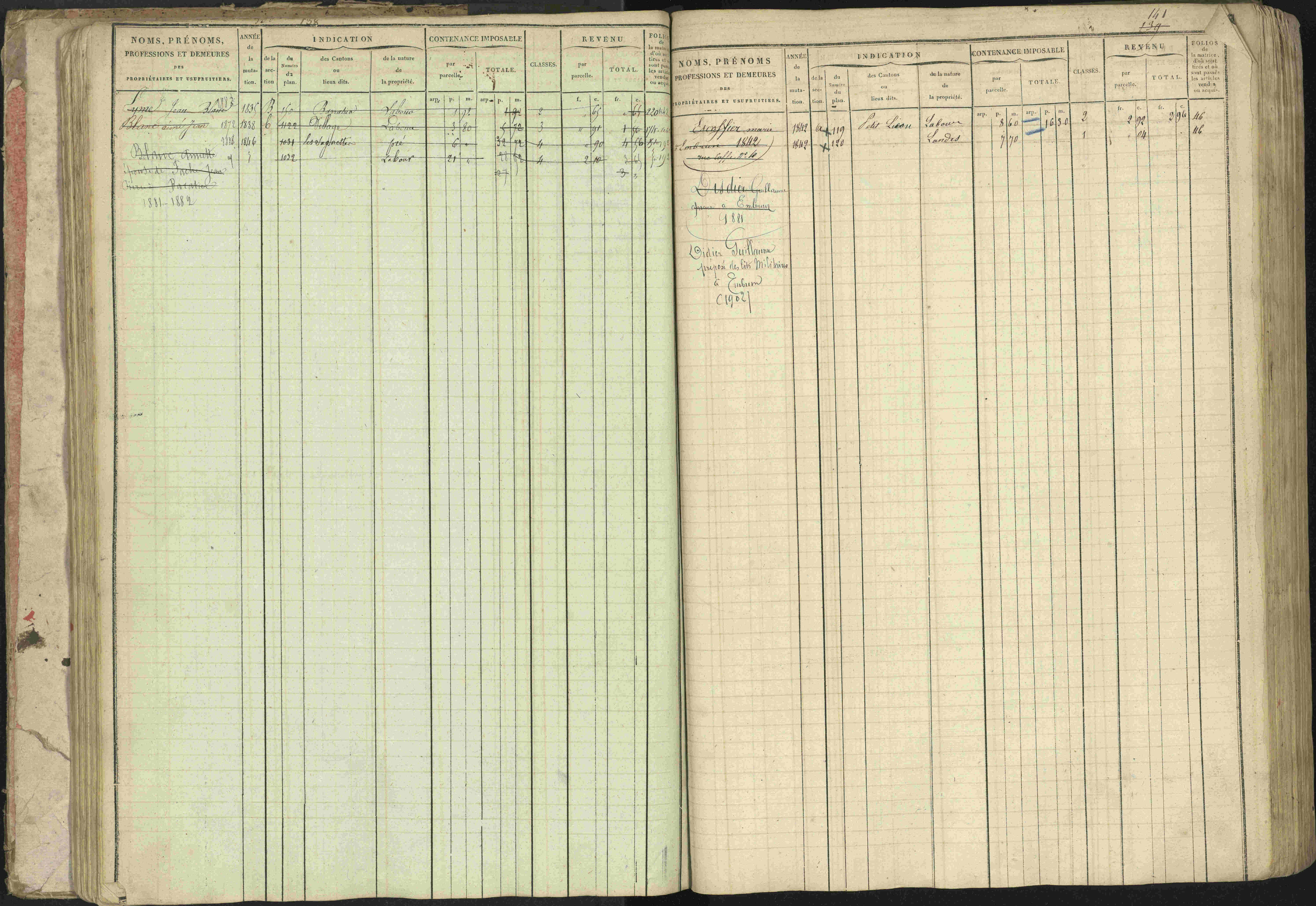 Baratier - 3 P 202/1 - 3 P 202/1 - Matrice, folios 1-440.