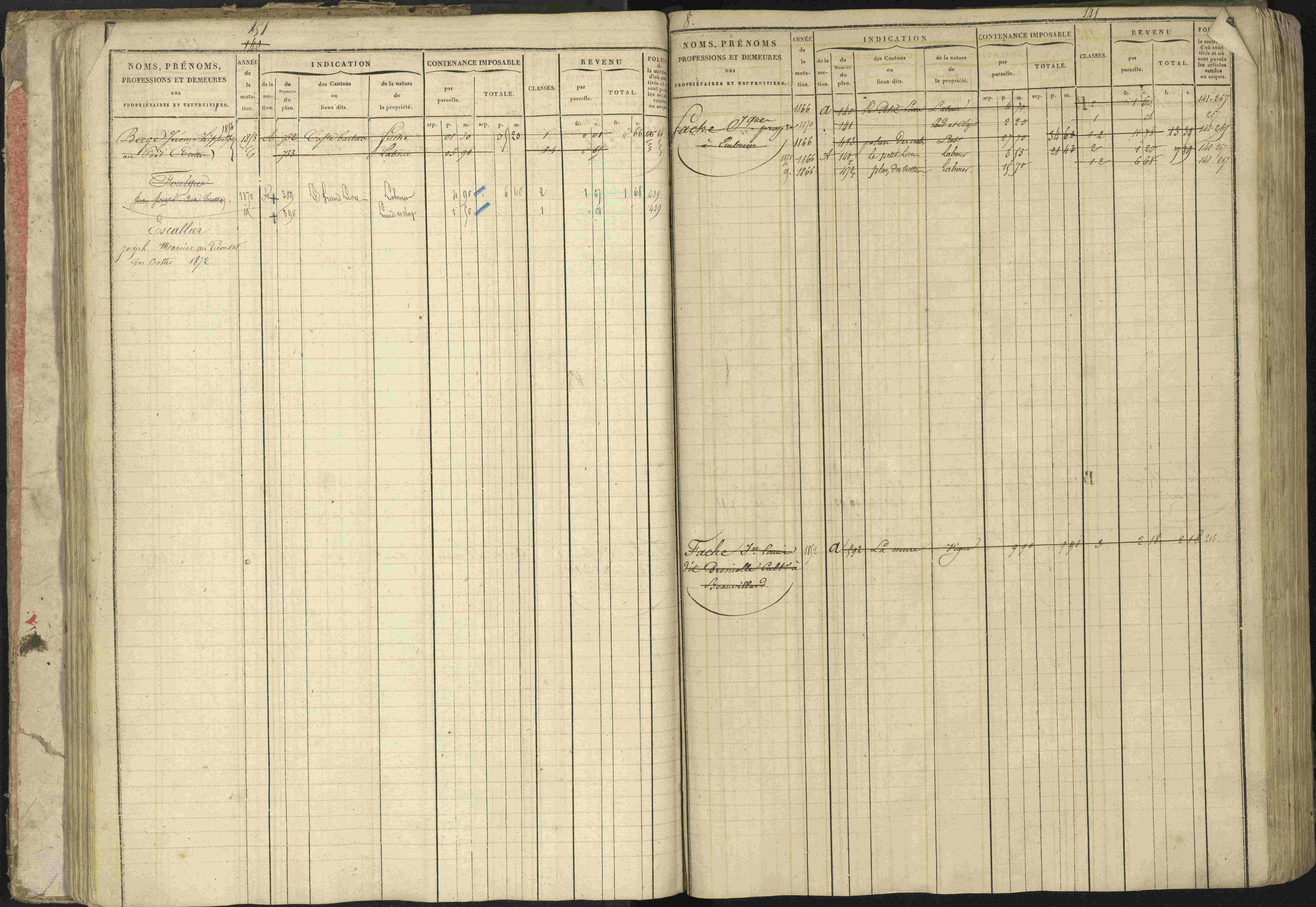 Baratier - 3 P 202/1 - 3 P 202/1 - Matrice, folios 1-440.