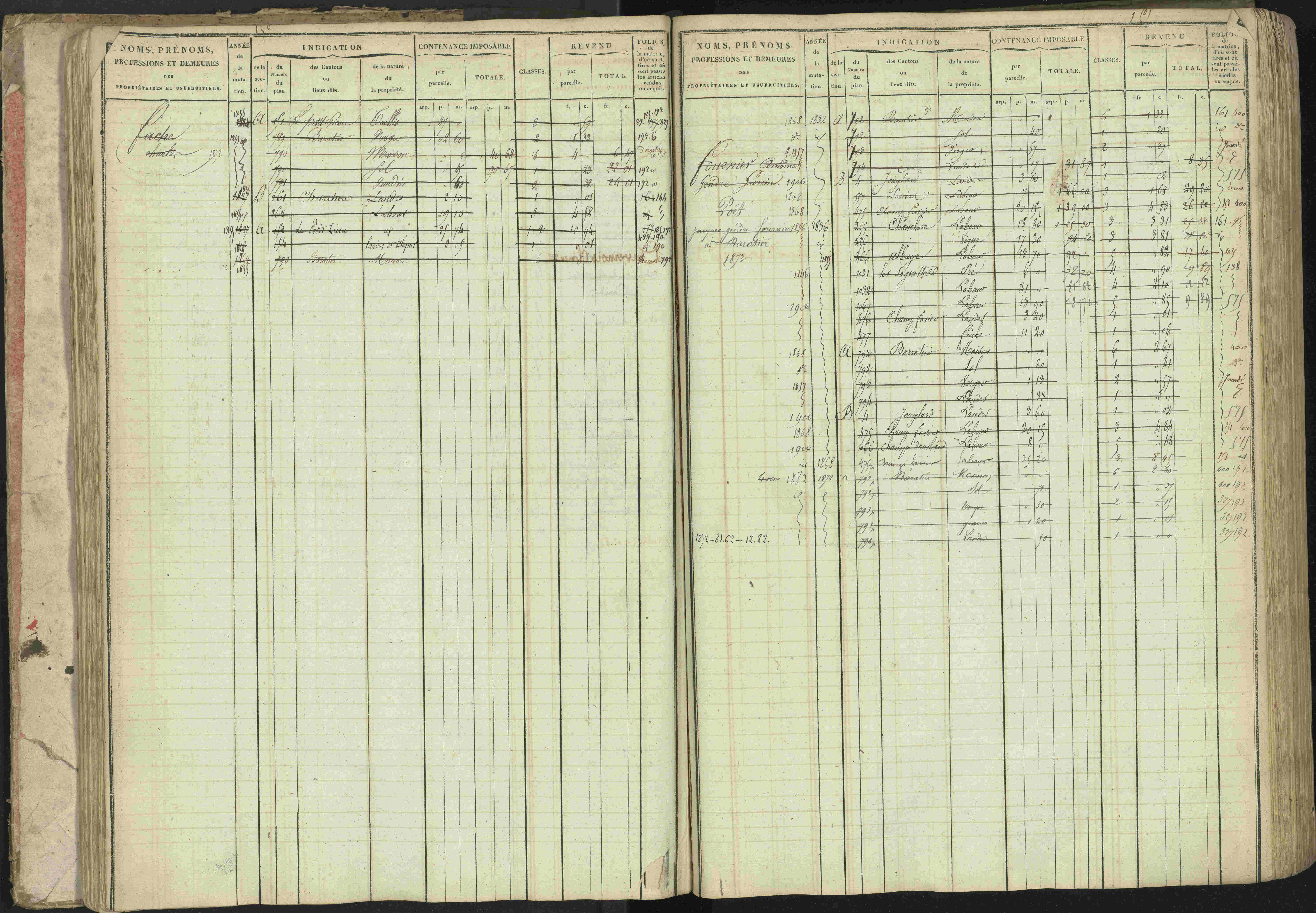 Baratier - 3 P 202/1 - 3 P 202/1 - Matrice, folios 1-440.