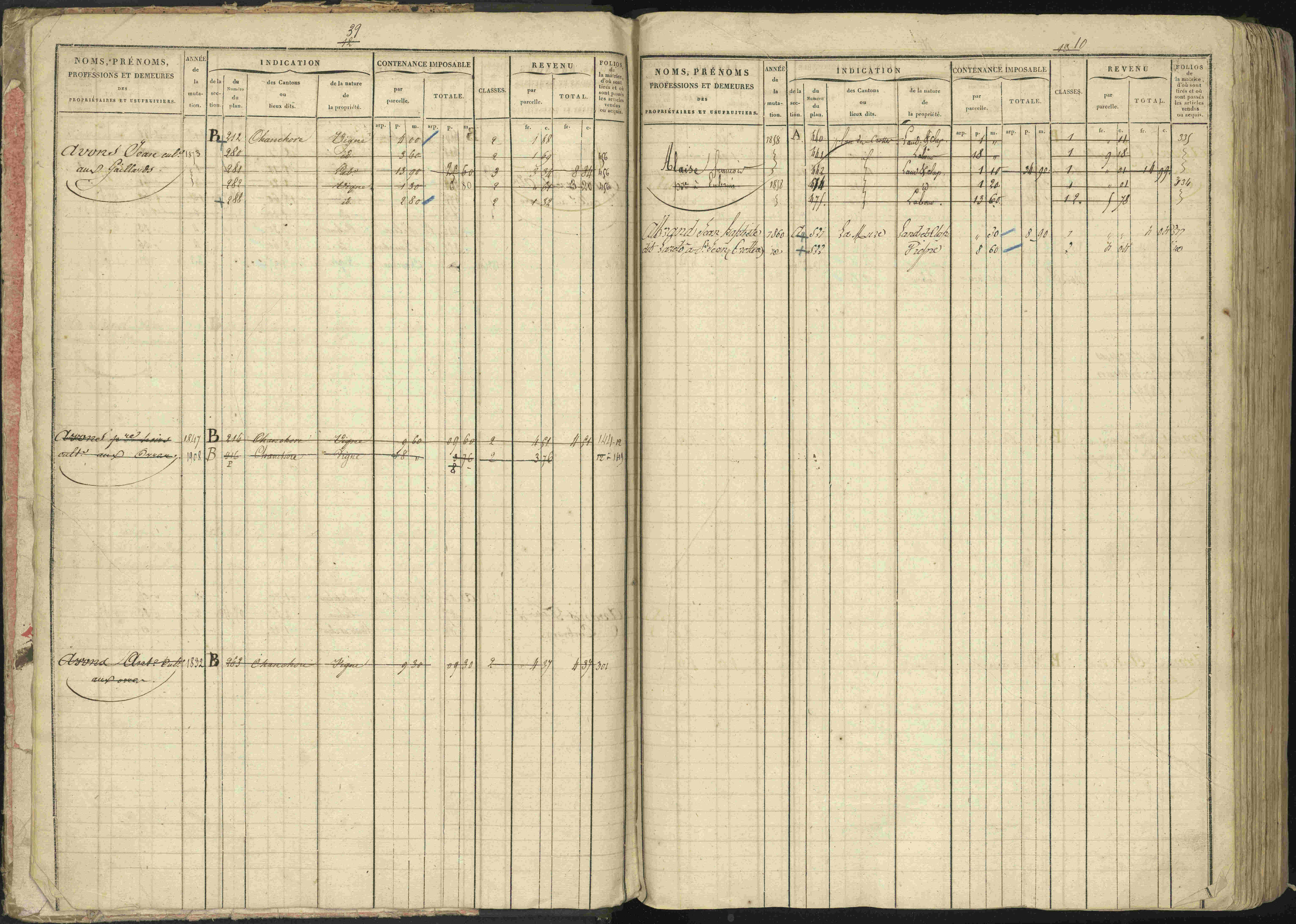 Baratier - 3 P 202/1 - 3 P 202/1 - Matrice, folios 1-440.