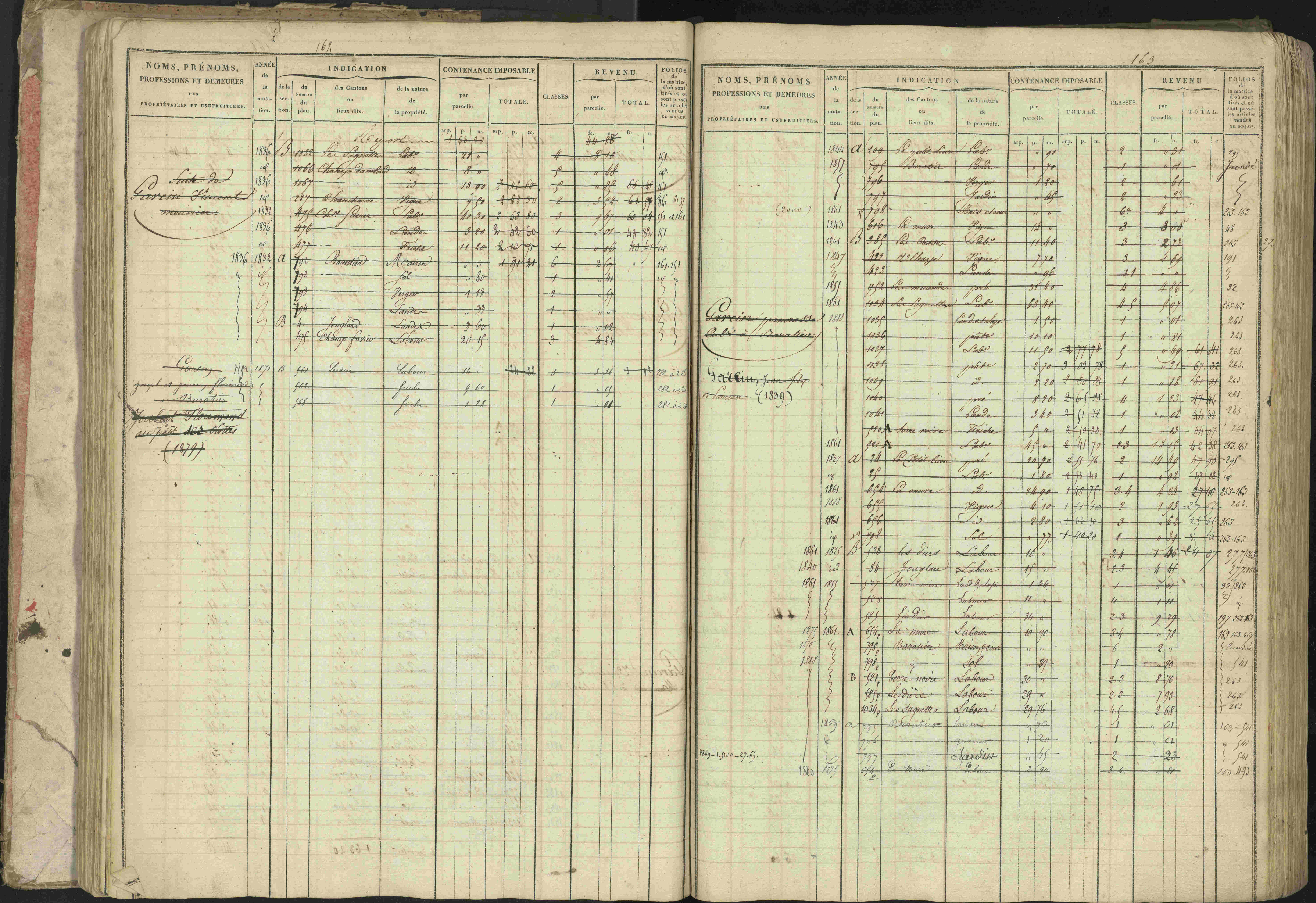 Baratier - 3 P 202/1 - 3 P 202/1 - Matrice, folios 1-440.