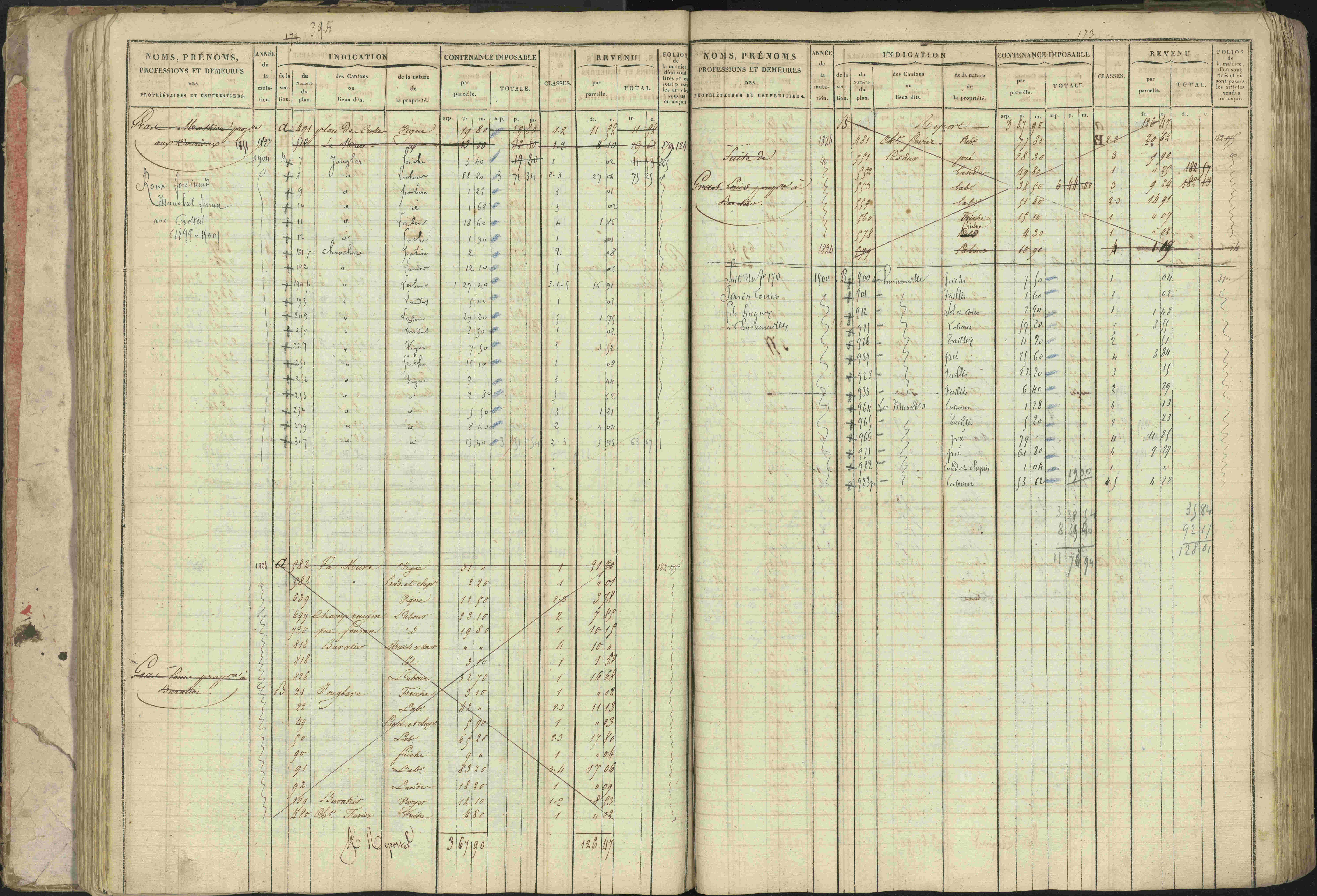 Baratier - 3 P 202/1 - 3 P 202/1 - Matrice, folios 1-440.