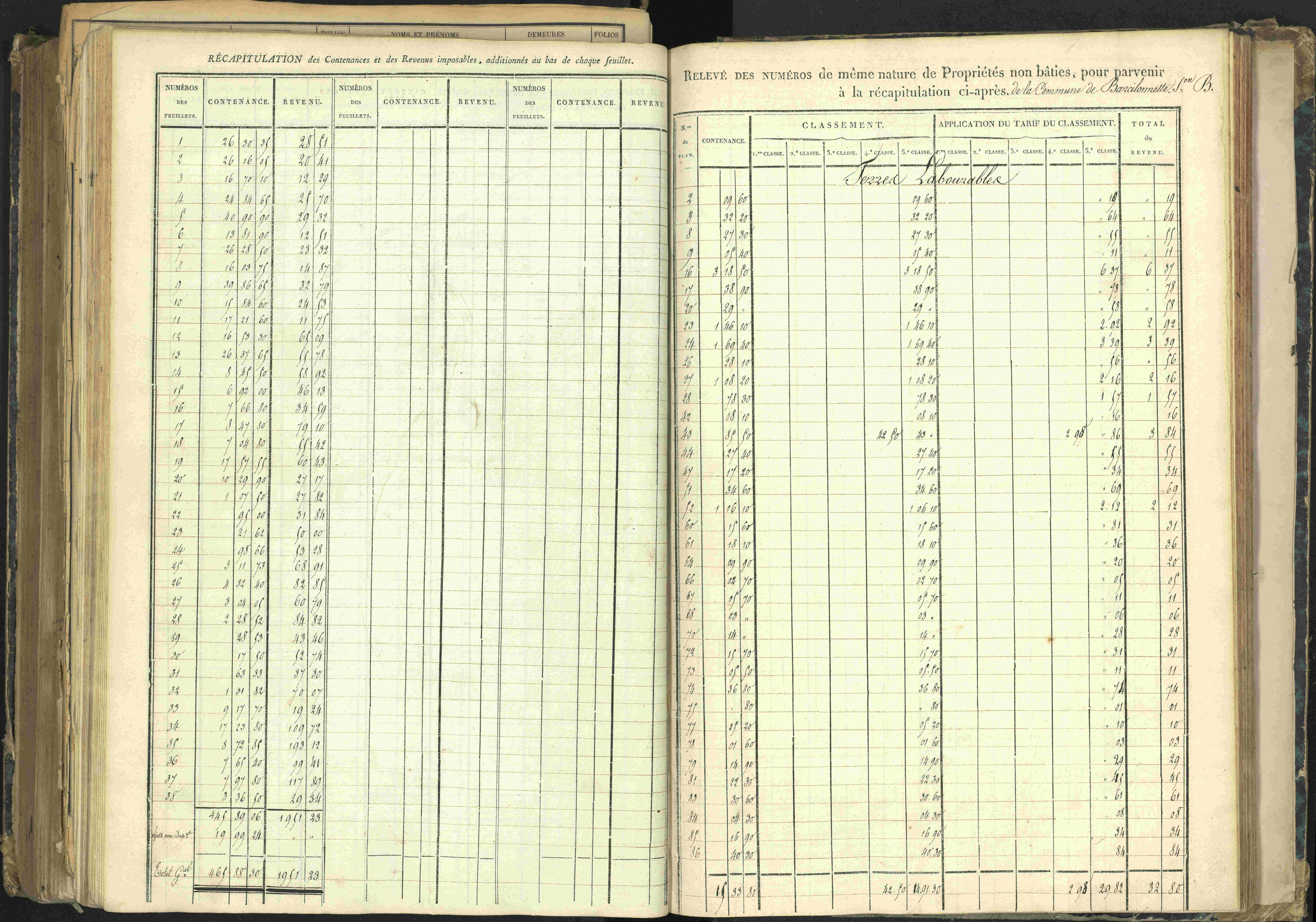 Barcillonnette - 3 P 208/5 - 3 P 208/5 - Section B.