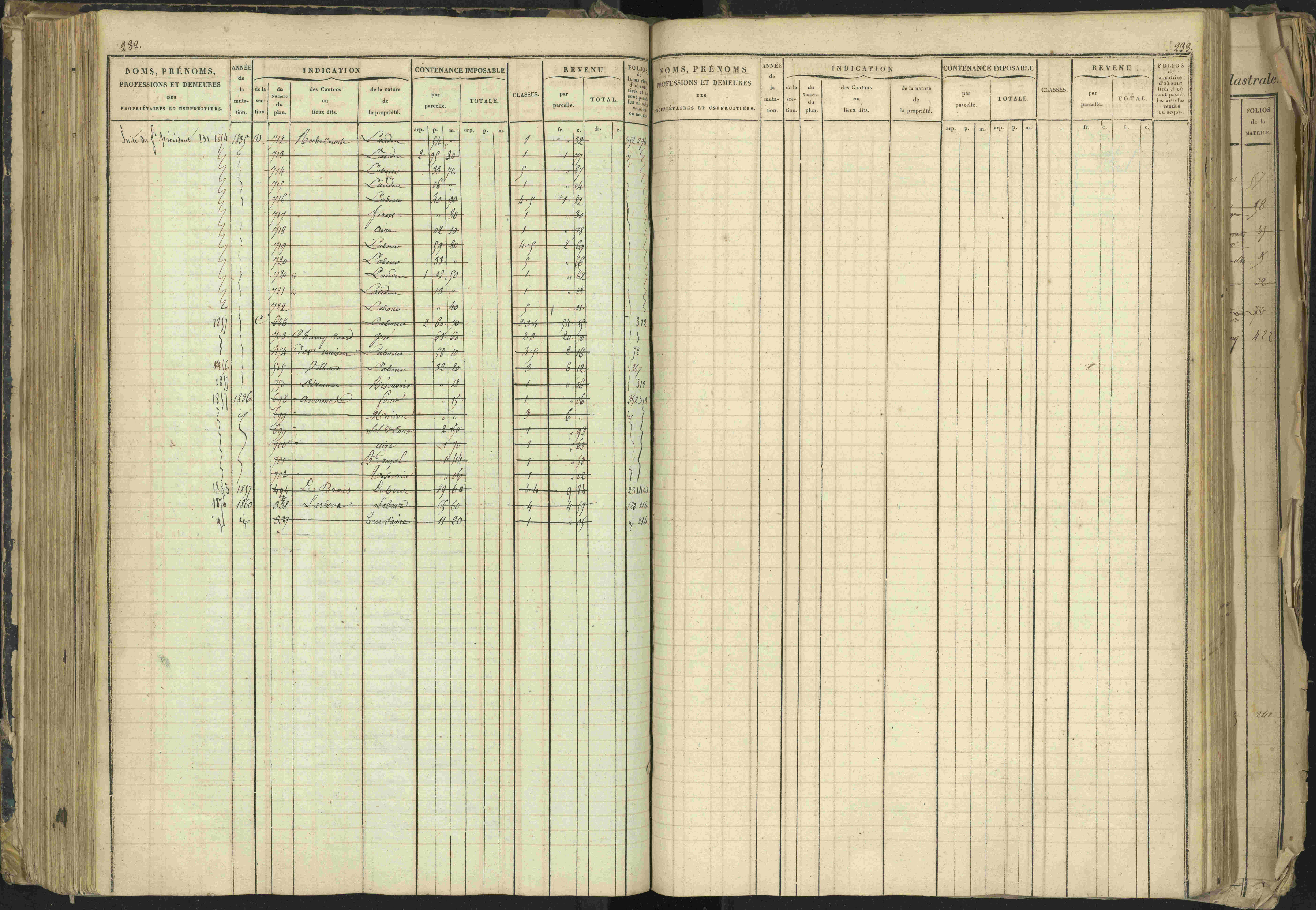 Barcillonnette - 3 P 208/1 - 3 P 208/1 - Matrice, folios 1-400.
