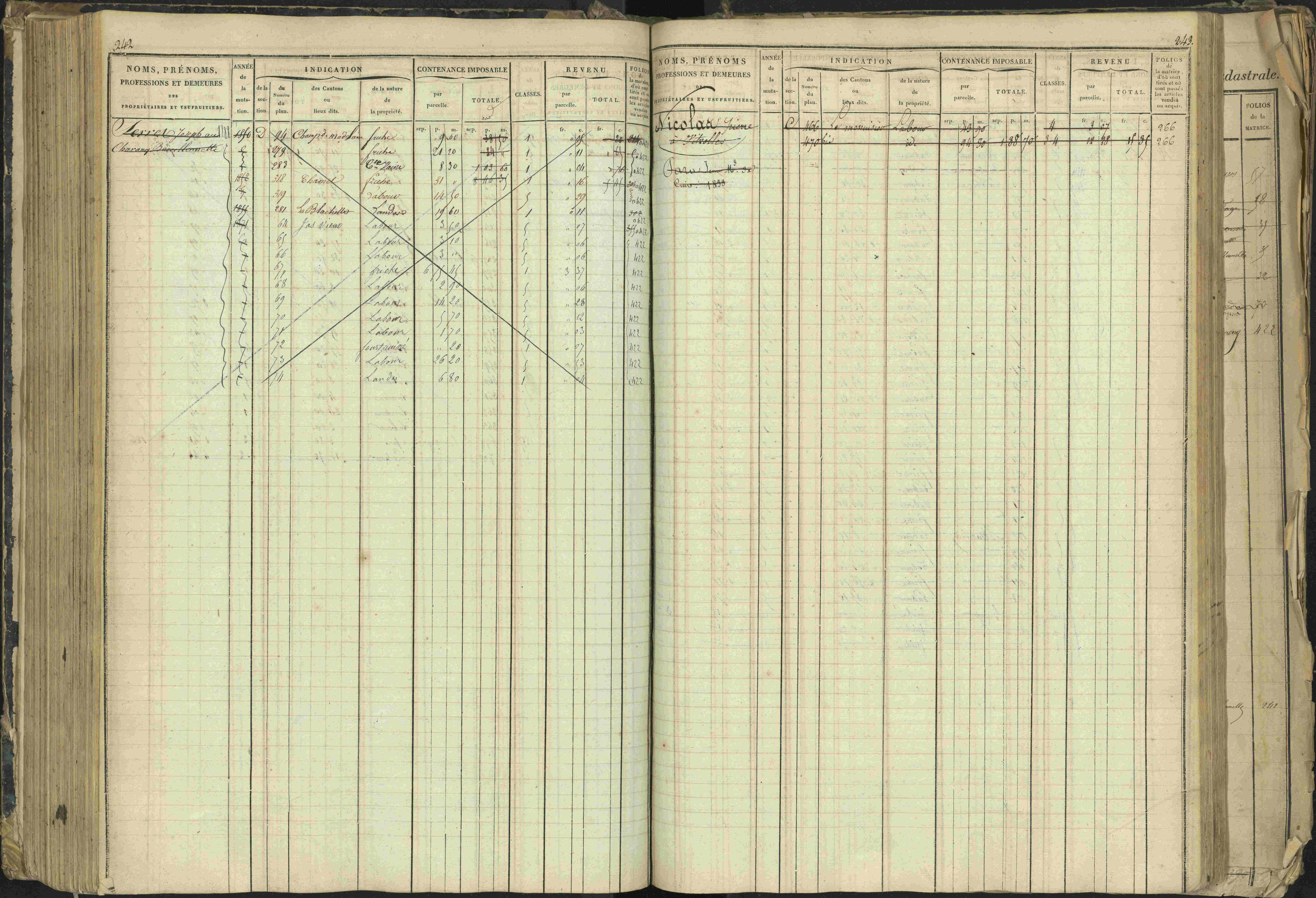 Barcillonnette - 3 P 208/1 - 3 P 208/1 - Matrice, folios 1-400.