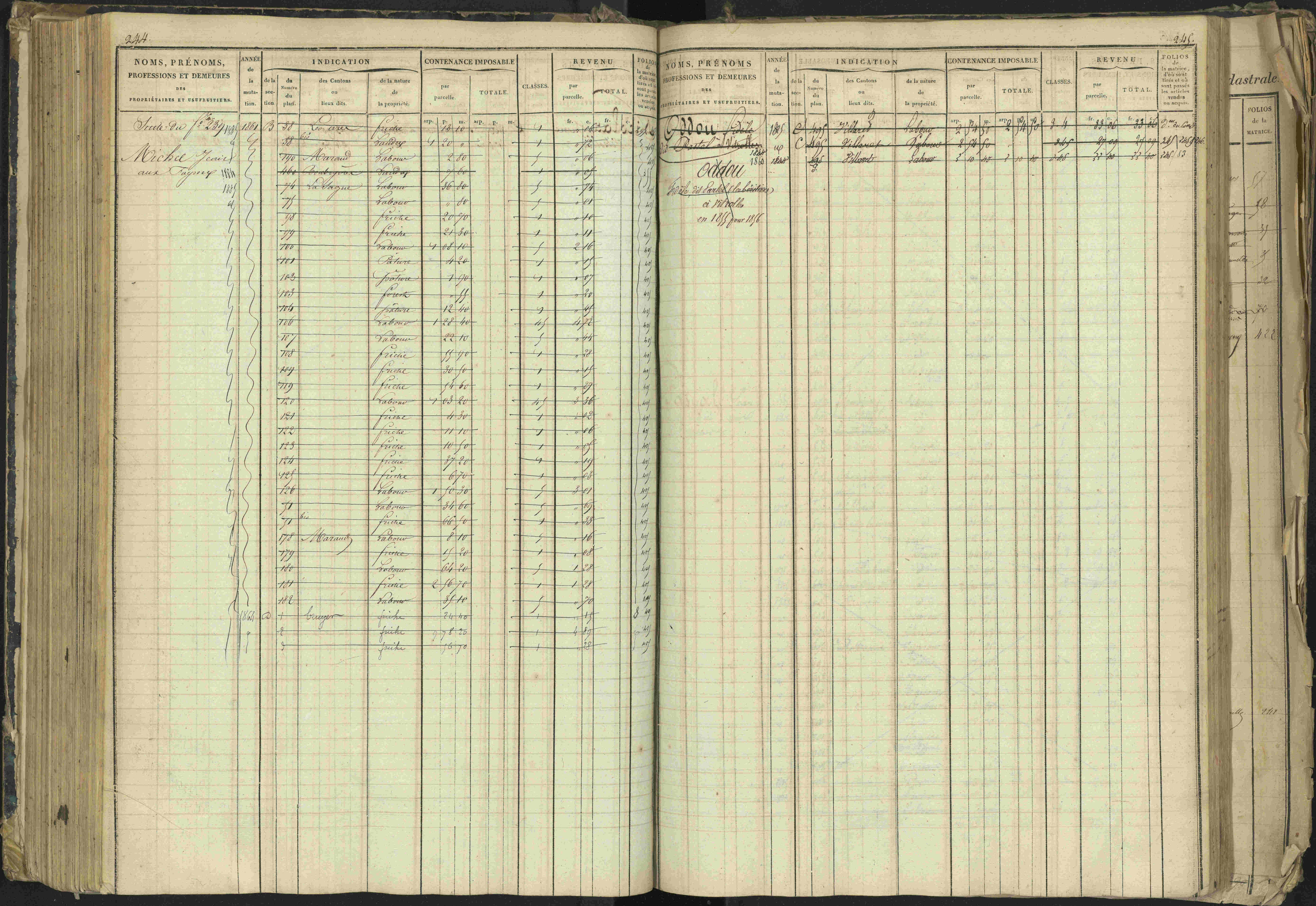 Barcillonnette - 3 P 208/1 - 3 P 208/1 - Matrice, folios 1-400.