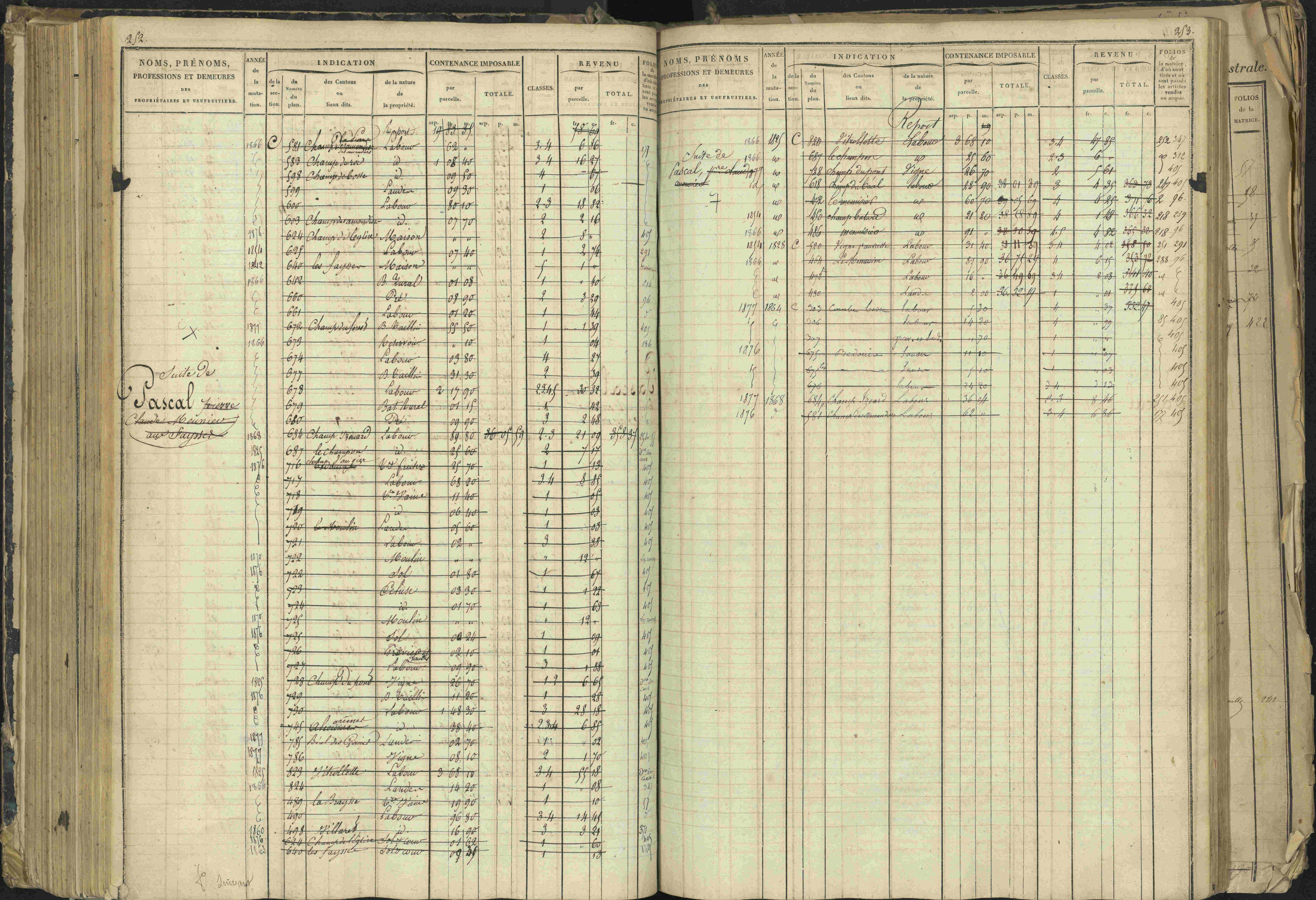 Barcillonnette - 3 P 208/1 - 3 P 208/1 - Matrice, folios 1-400.