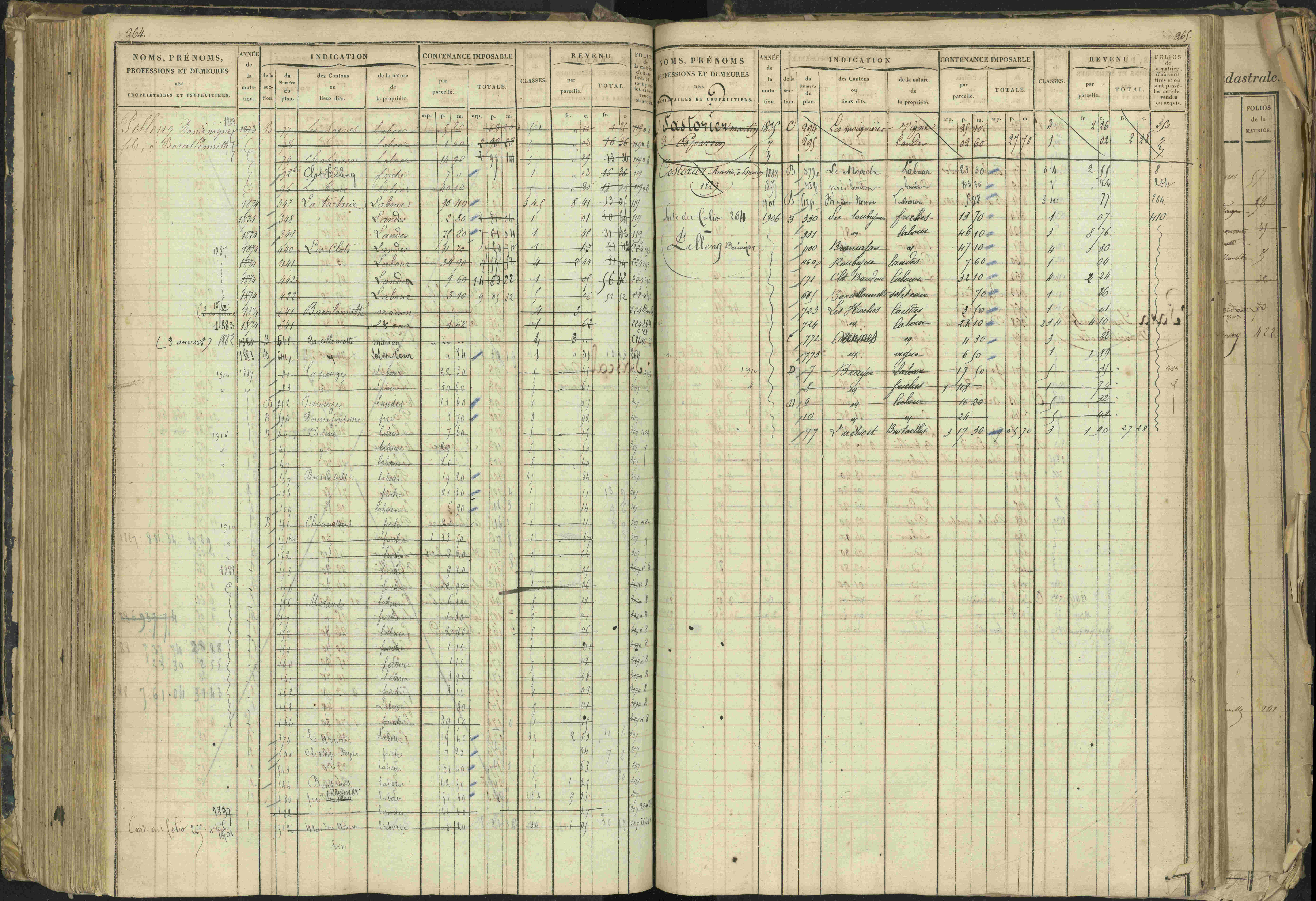 Barcillonnette - 3 P 208/1 - 3 P 208/1 - Matrice, folios 1-400.