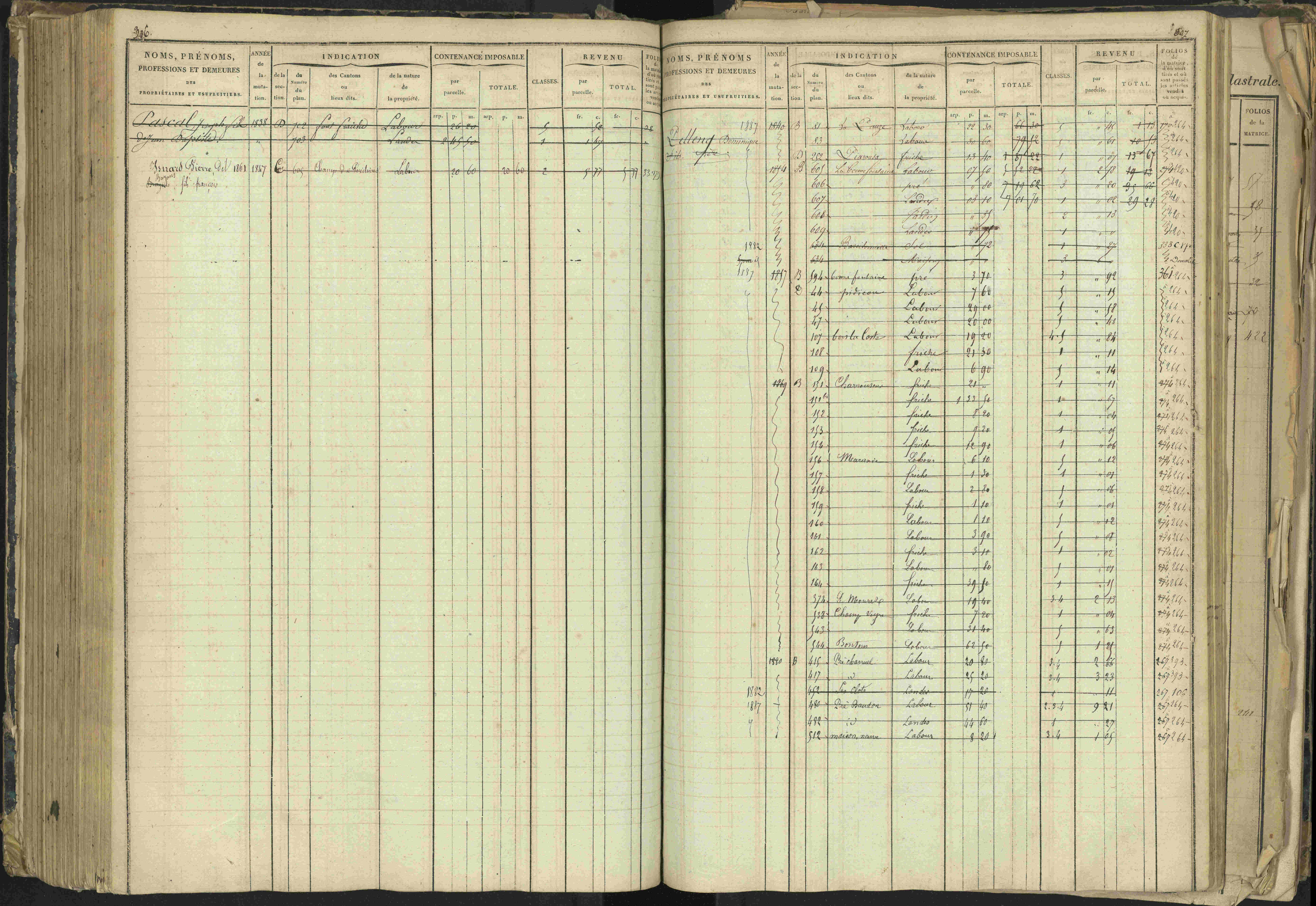 Barcillonnette - 3 P 208/1 - 3 P 208/1 - Matrice, folios 1-400.