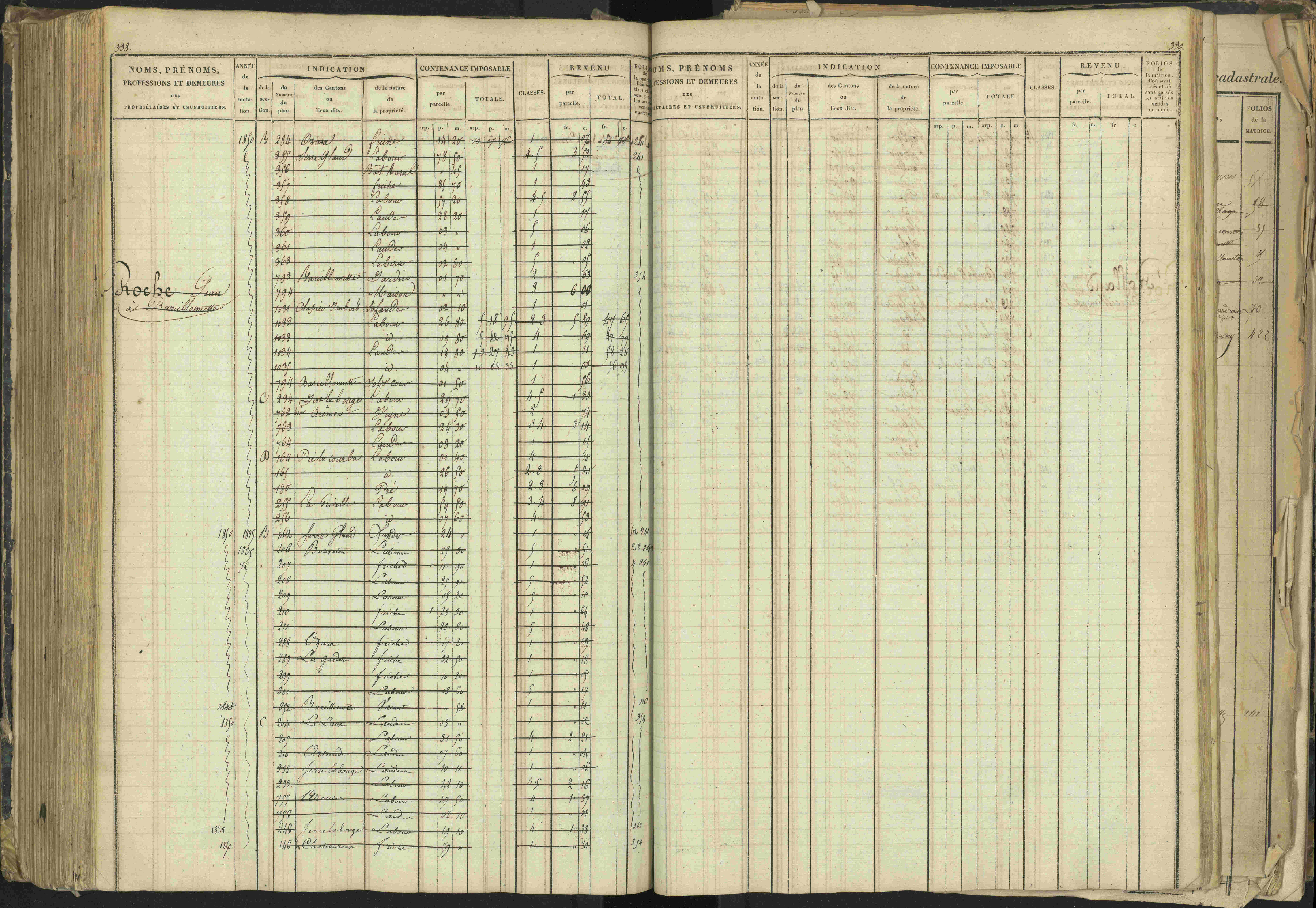 Barcillonnette - 3 P 208/1 - 3 P 208/1 - Matrice, folios 1-400.