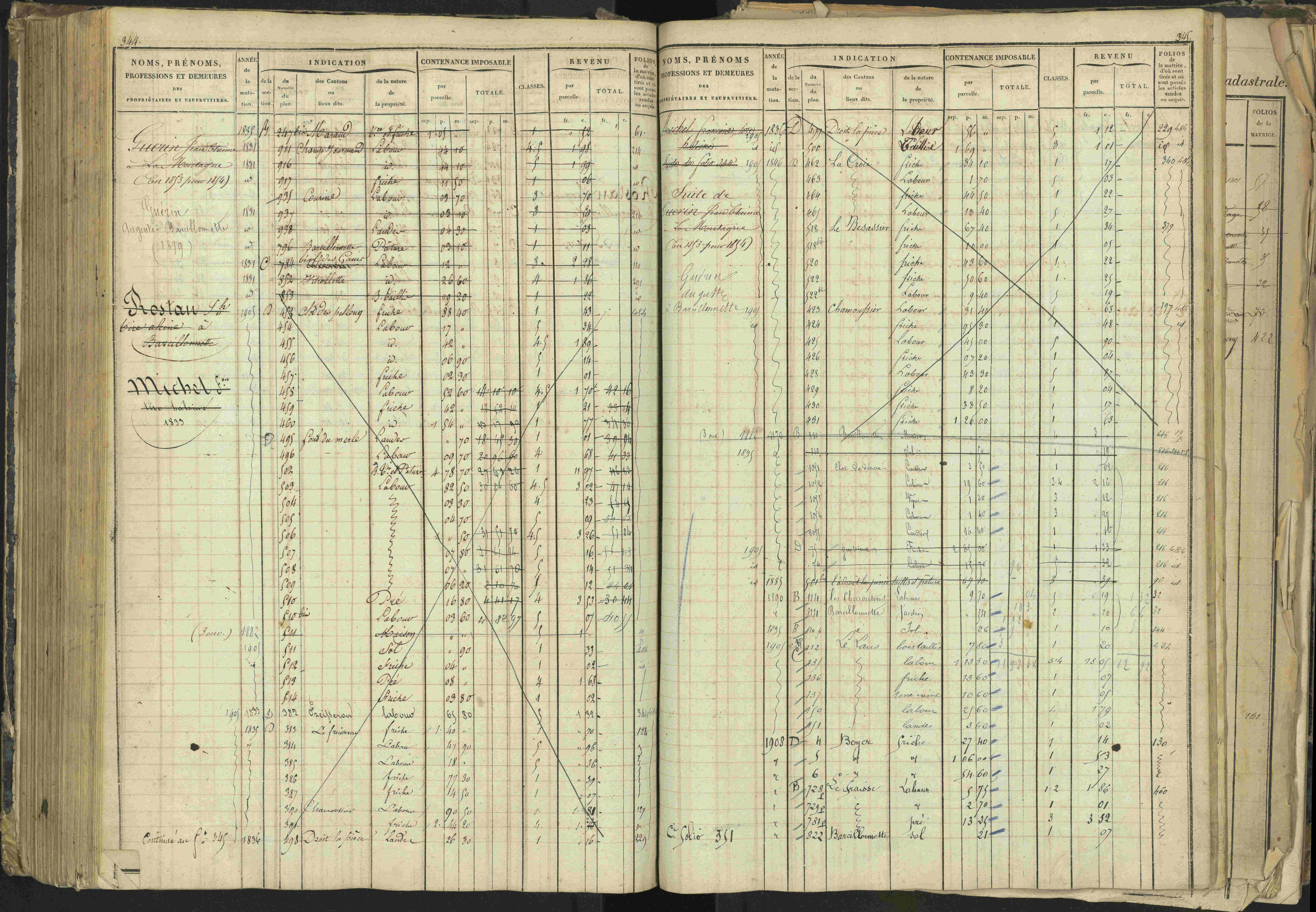 Barcillonnette - 3 P 208/1 - 3 P 208/1 - Matrice, folios 1-400.