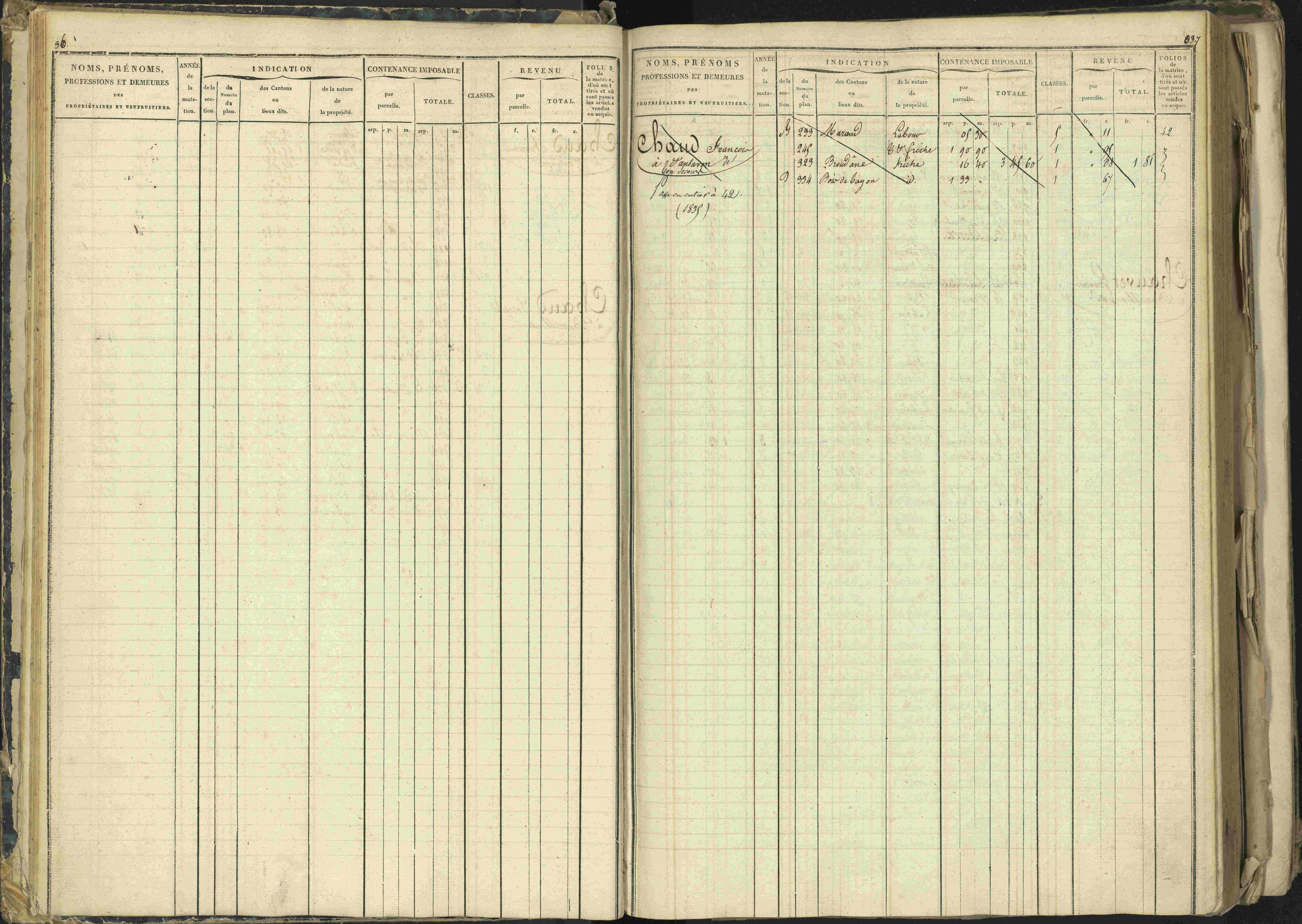 Barcillonnette - 3 P 208/1 - 3 P 208/1 - Matrice, folios 1-400.