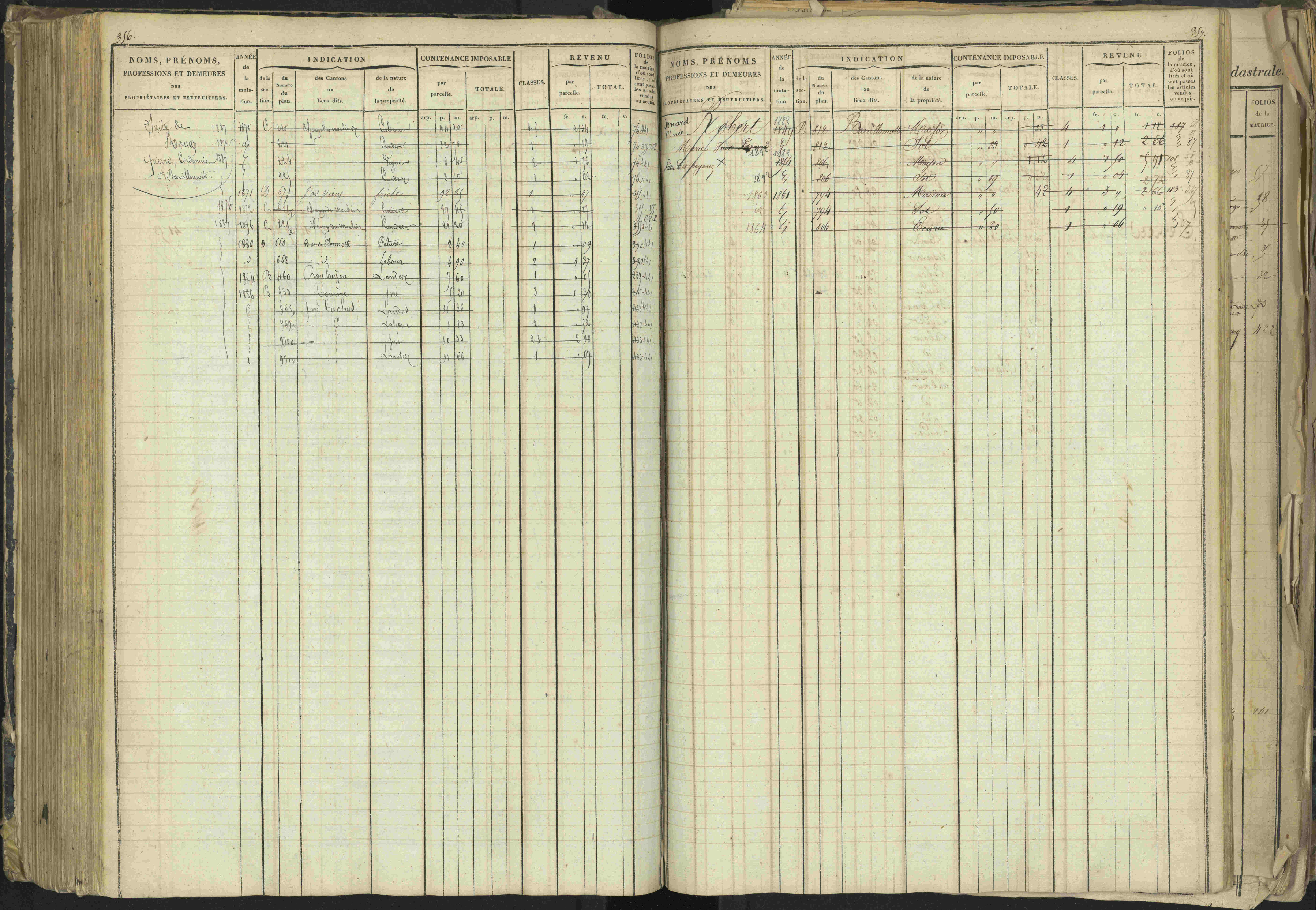 Barcillonnette - 3 P 208/1 - 3 P 208/1 - Matrice, folios 1-400.