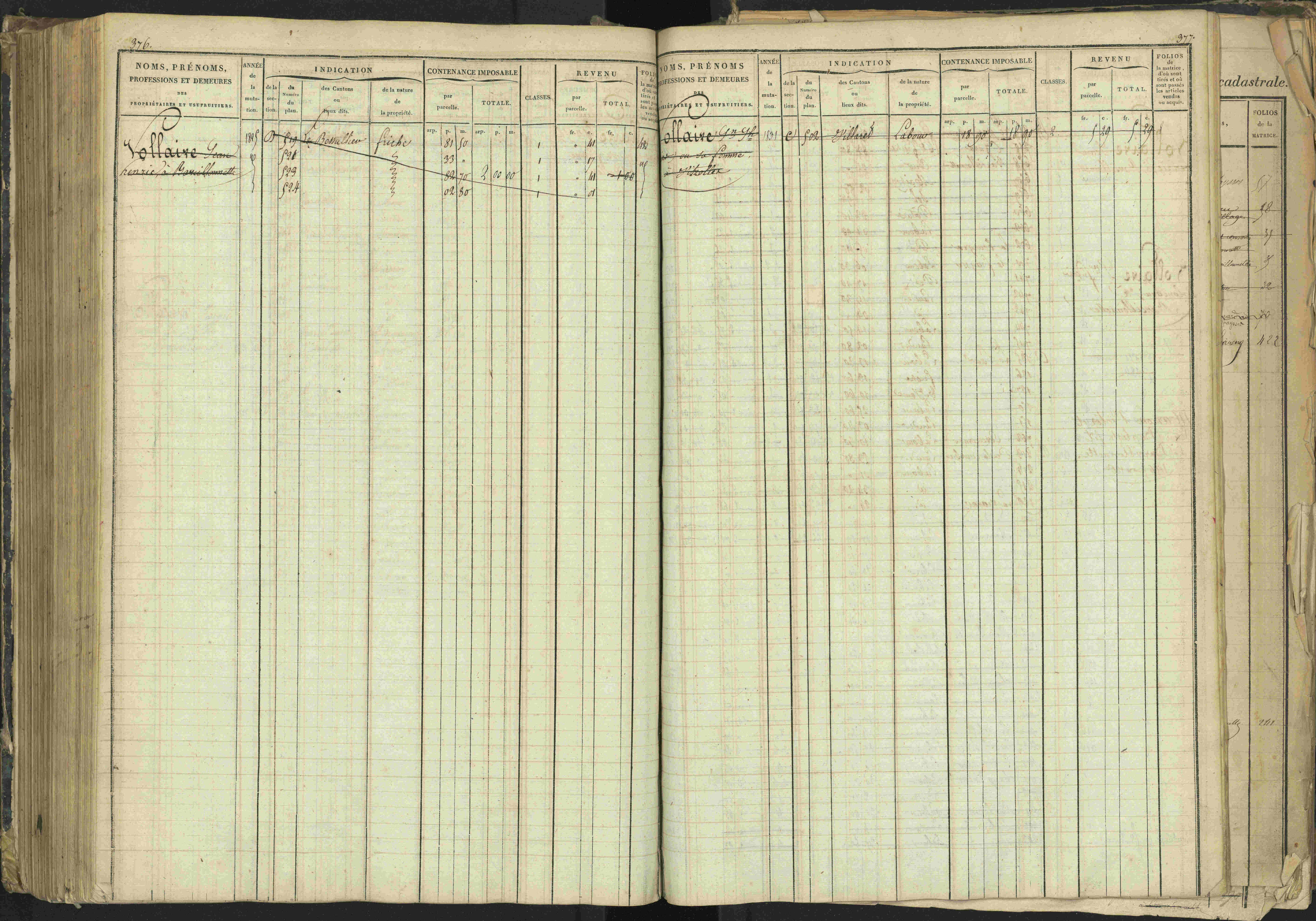 Barcillonnette - 3 P 208/1 - 3 P 208/1 - Matrice, folios 1-400.