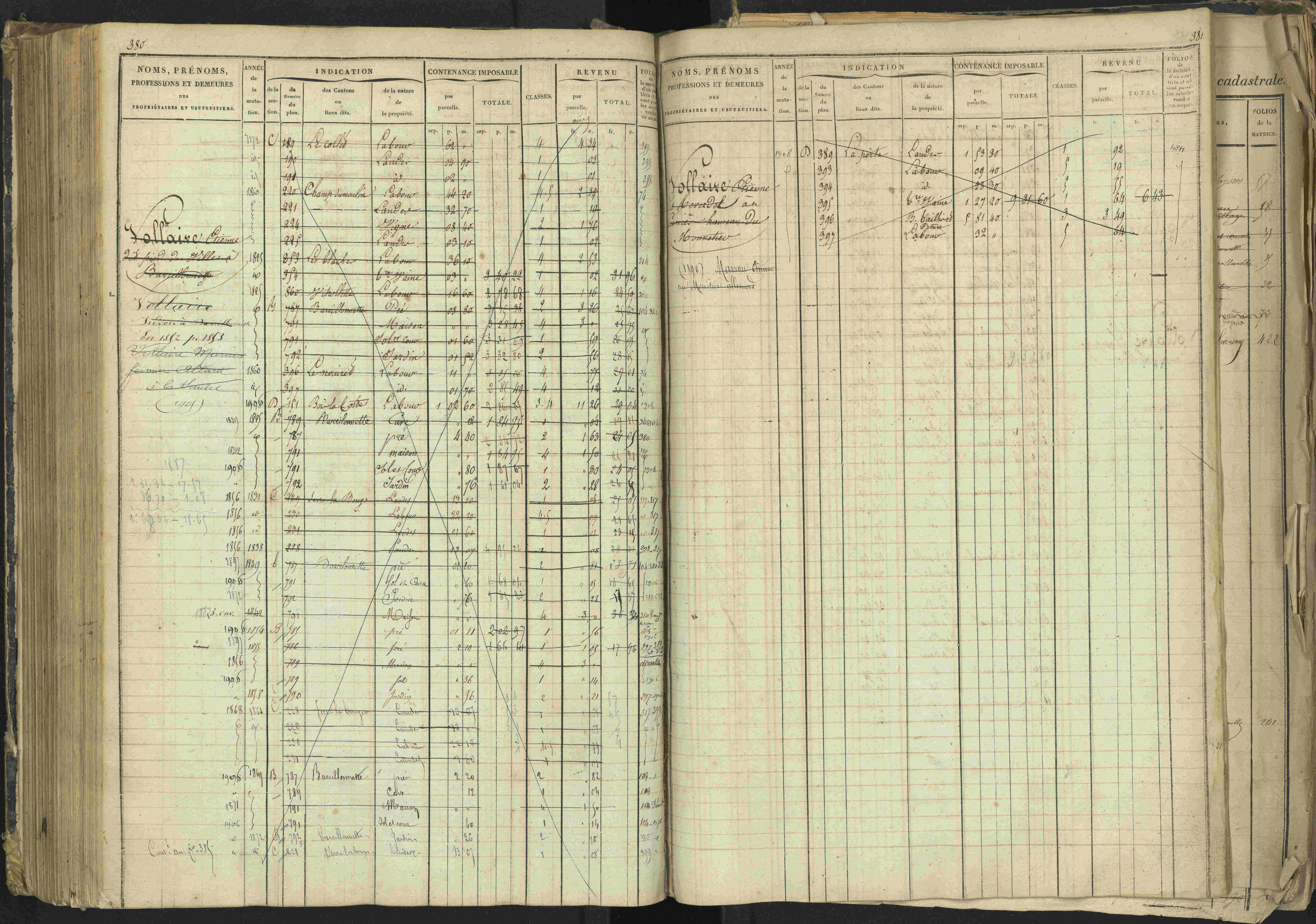 Barcillonnette - 3 P 208/1 - 3 P 208/1 - Matrice, folios 1-400.