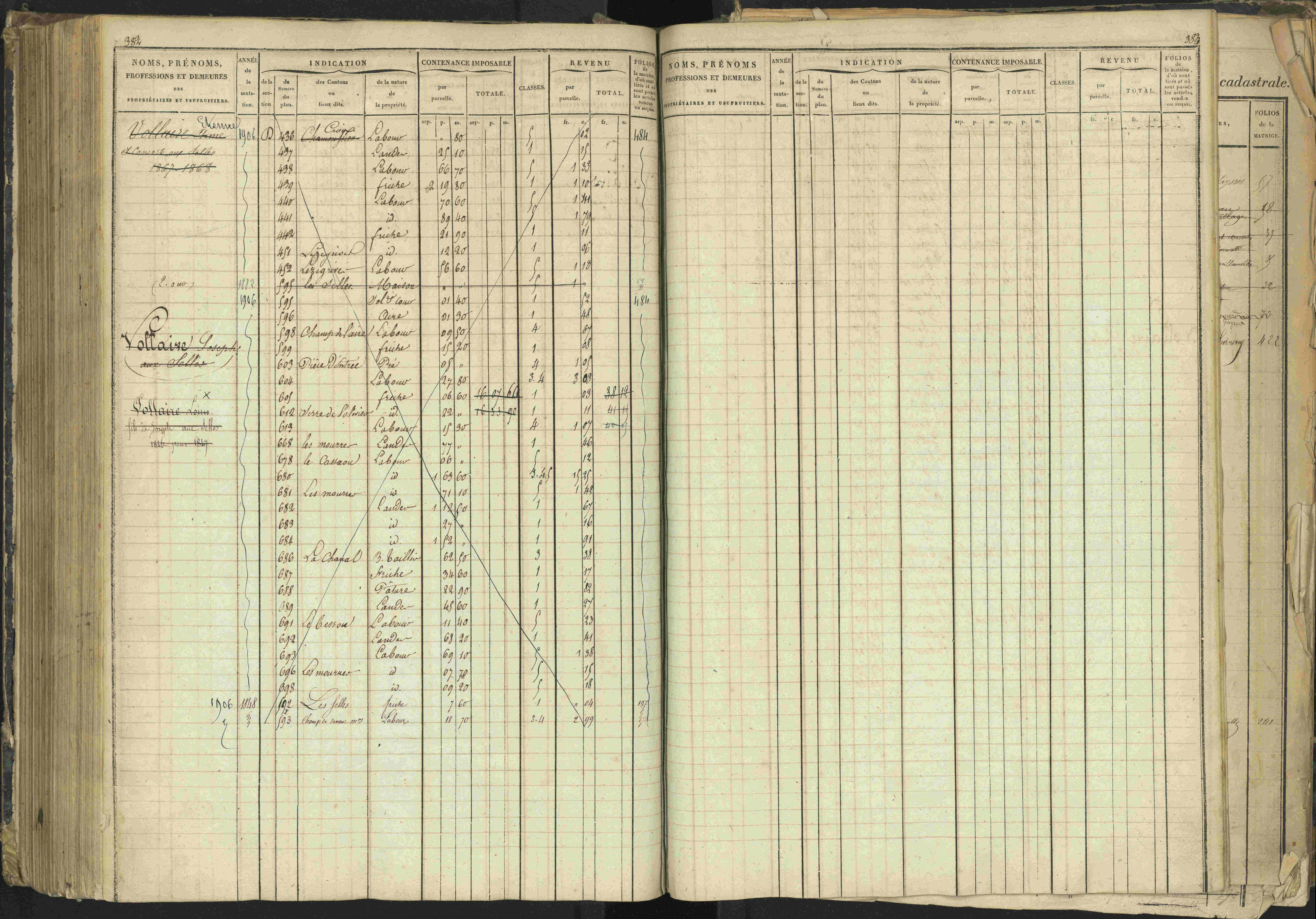 Barcillonnette - 3 P 208/1 - 3 P 208/1 - Matrice, folios 1-400.