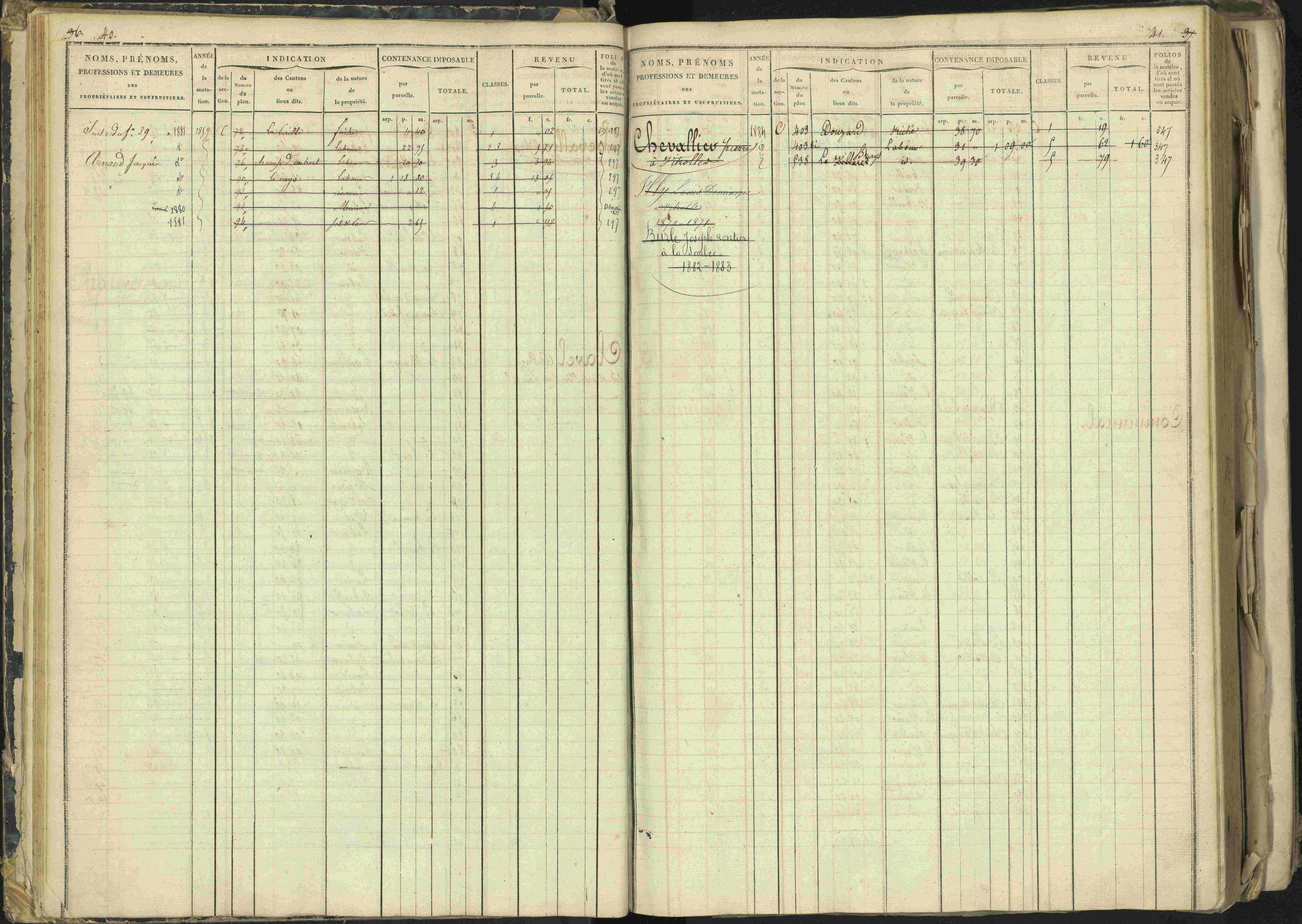 Barcillonnette - 3 P 208/1 - 3 P 208/1 - Matrice, folios 1-400.