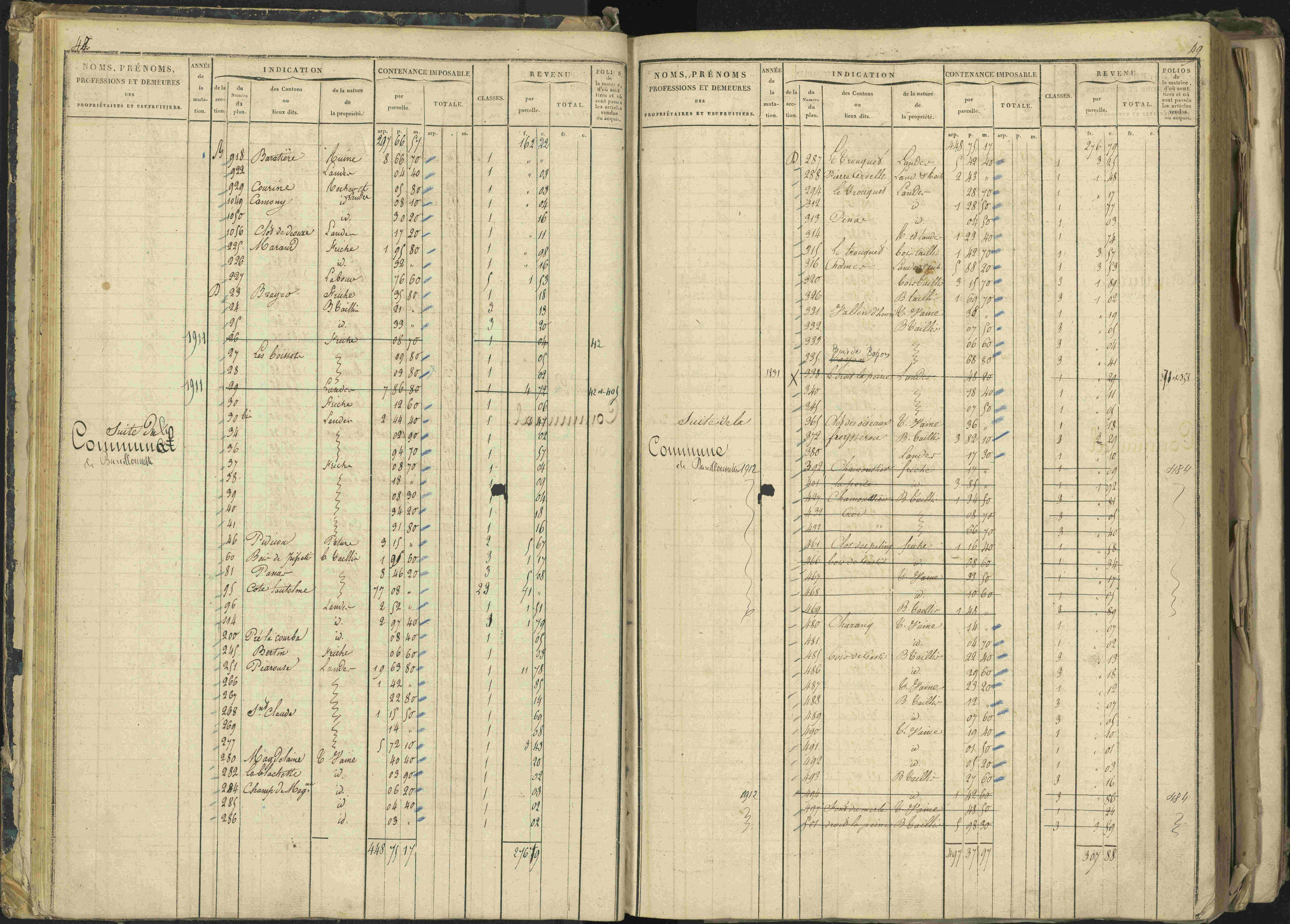 Barcillonnette - 3 P 208/1 - 3 P 208/1 - Matrice, folios 1-400.