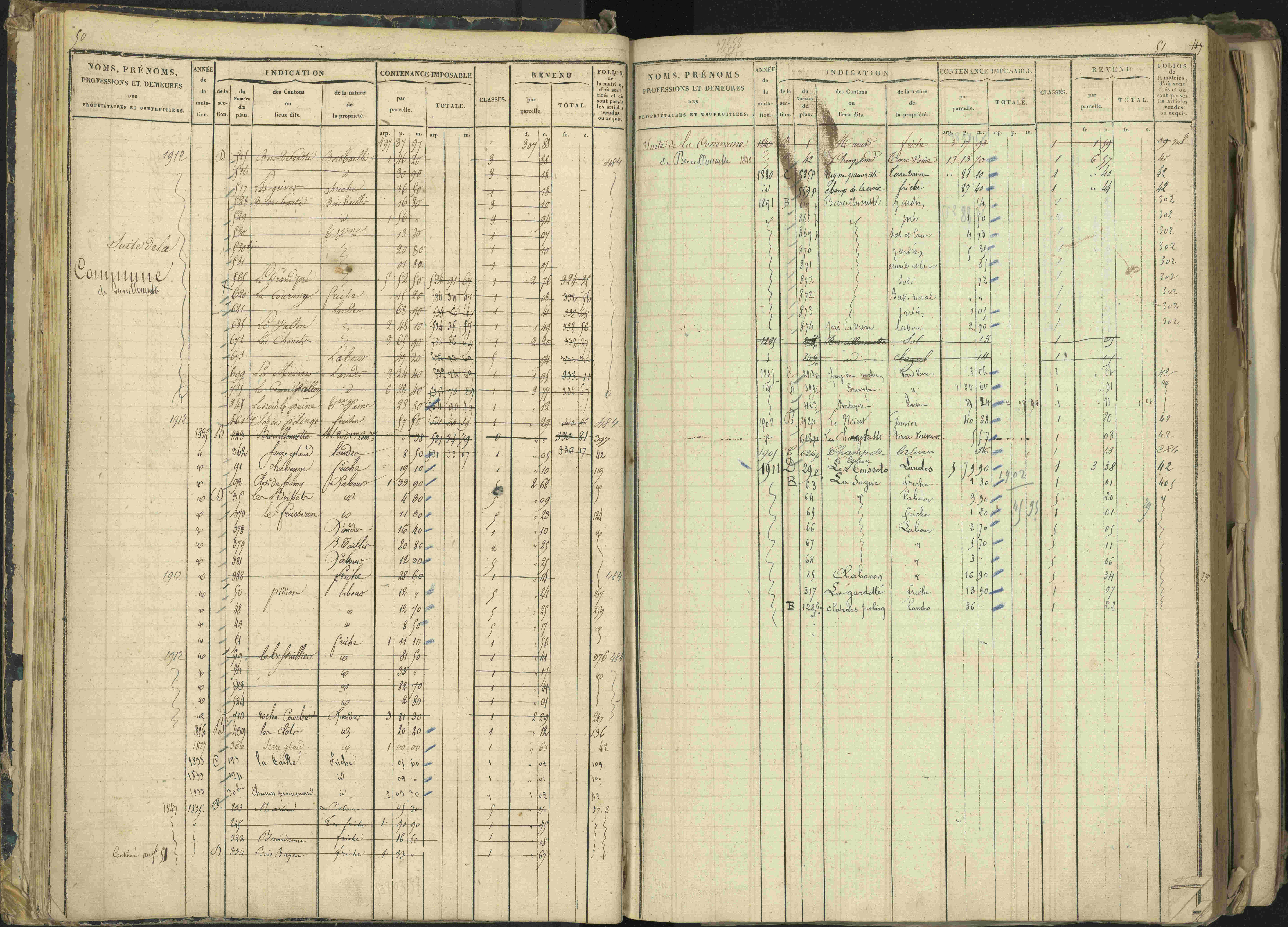 Barcillonnette - 3 P 208/1 - 3 P 208/1 - Matrice, folios 1-400.